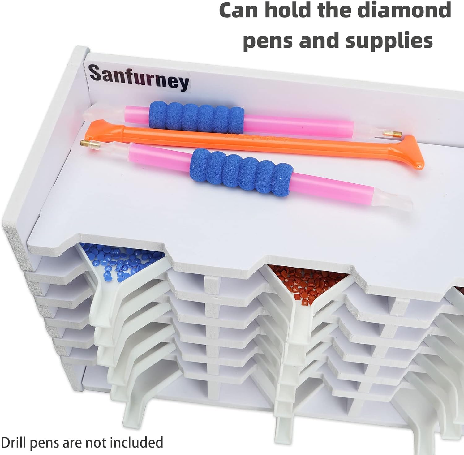 Thumbnail 1 de Plateau Sanfurney peinture diamant 36 emplacements ⚙️