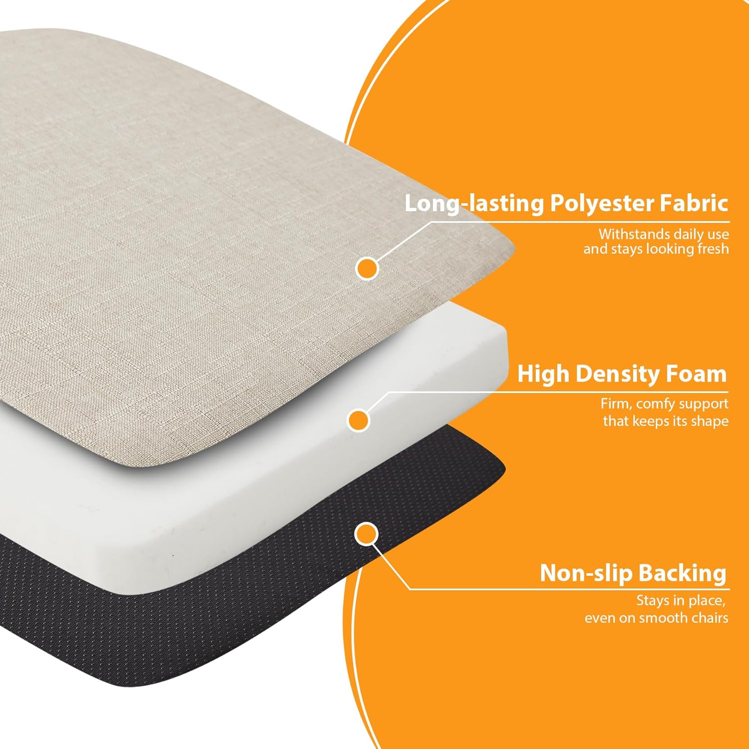 Thumbnail 4 de Ruqmuis Chair Cushions 2" Thick