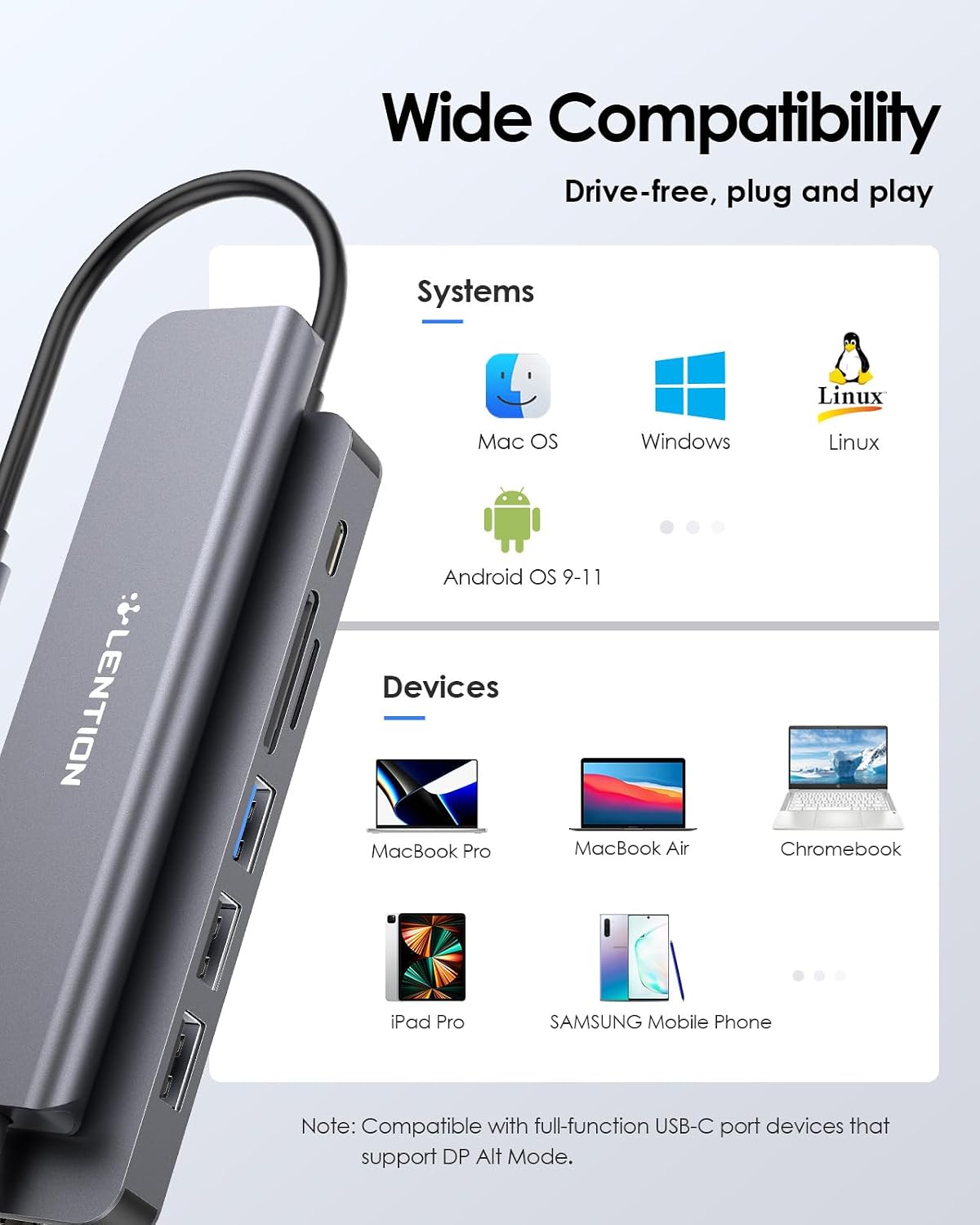 Thumbnail 6 de LENTION CB-CE18 USB C Hub