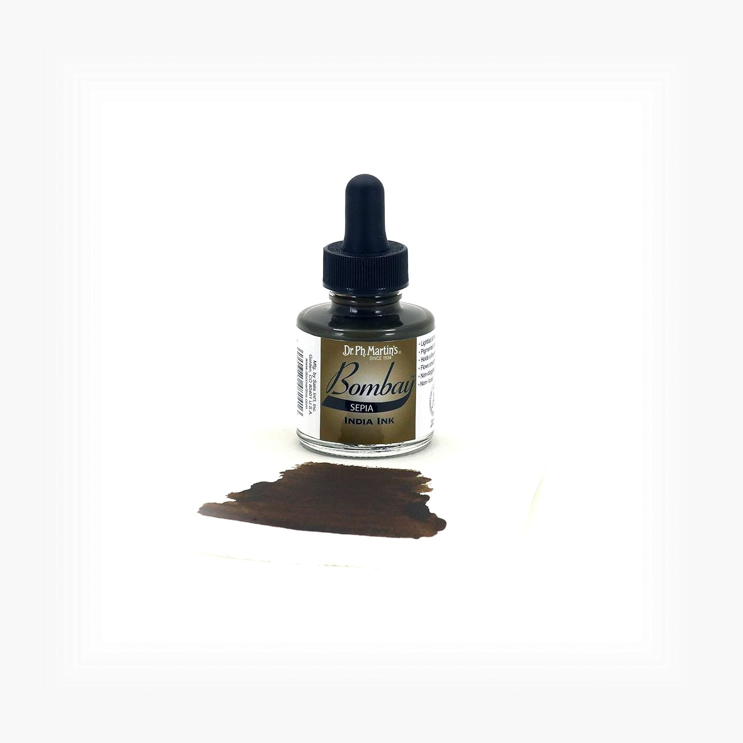 Thumbnail 1 de Bombay India Ink Sepia, 1.0 oz (24BY) – Highly Pigmented, Lightfast and Waterproof