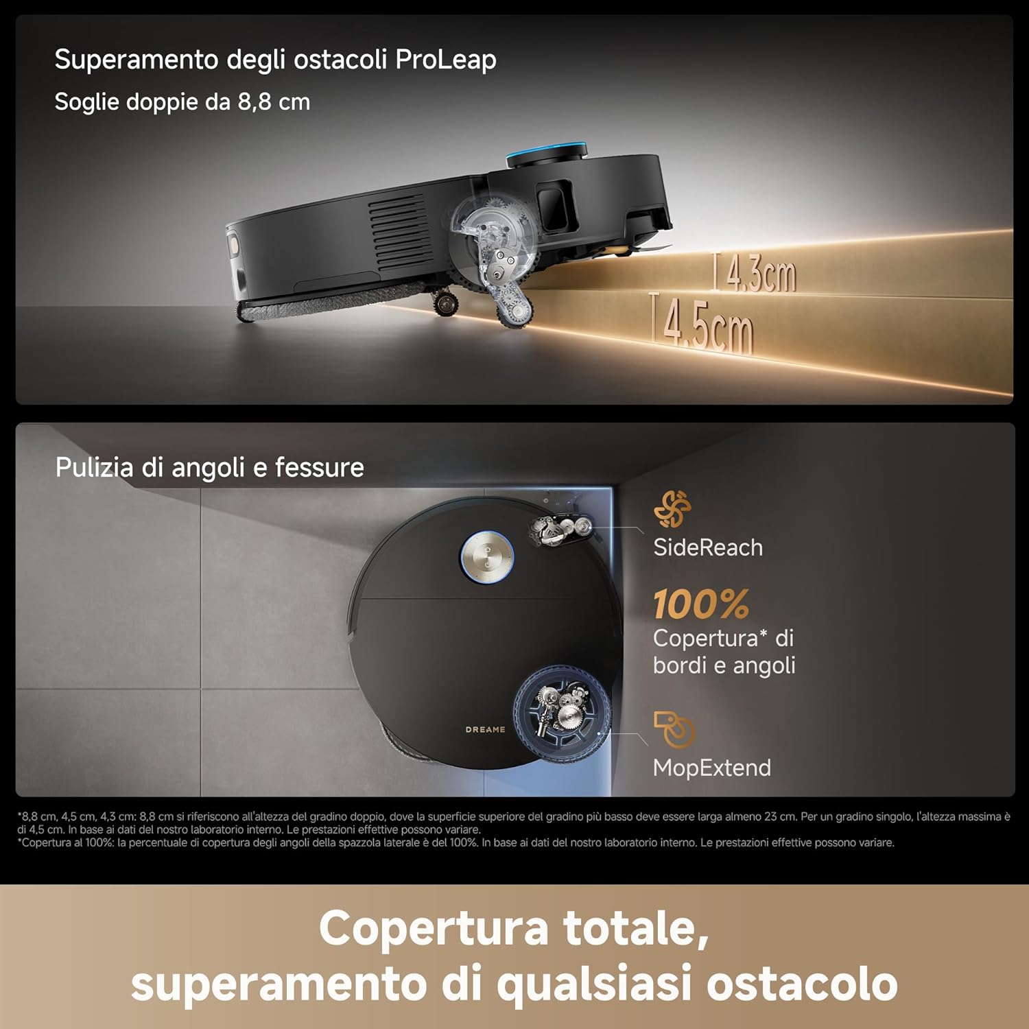 Thumbnail 4 de DREAME X50s Ultra: robot aspirapolvere e lavapavimenti ultra-sottile 7,95 cm