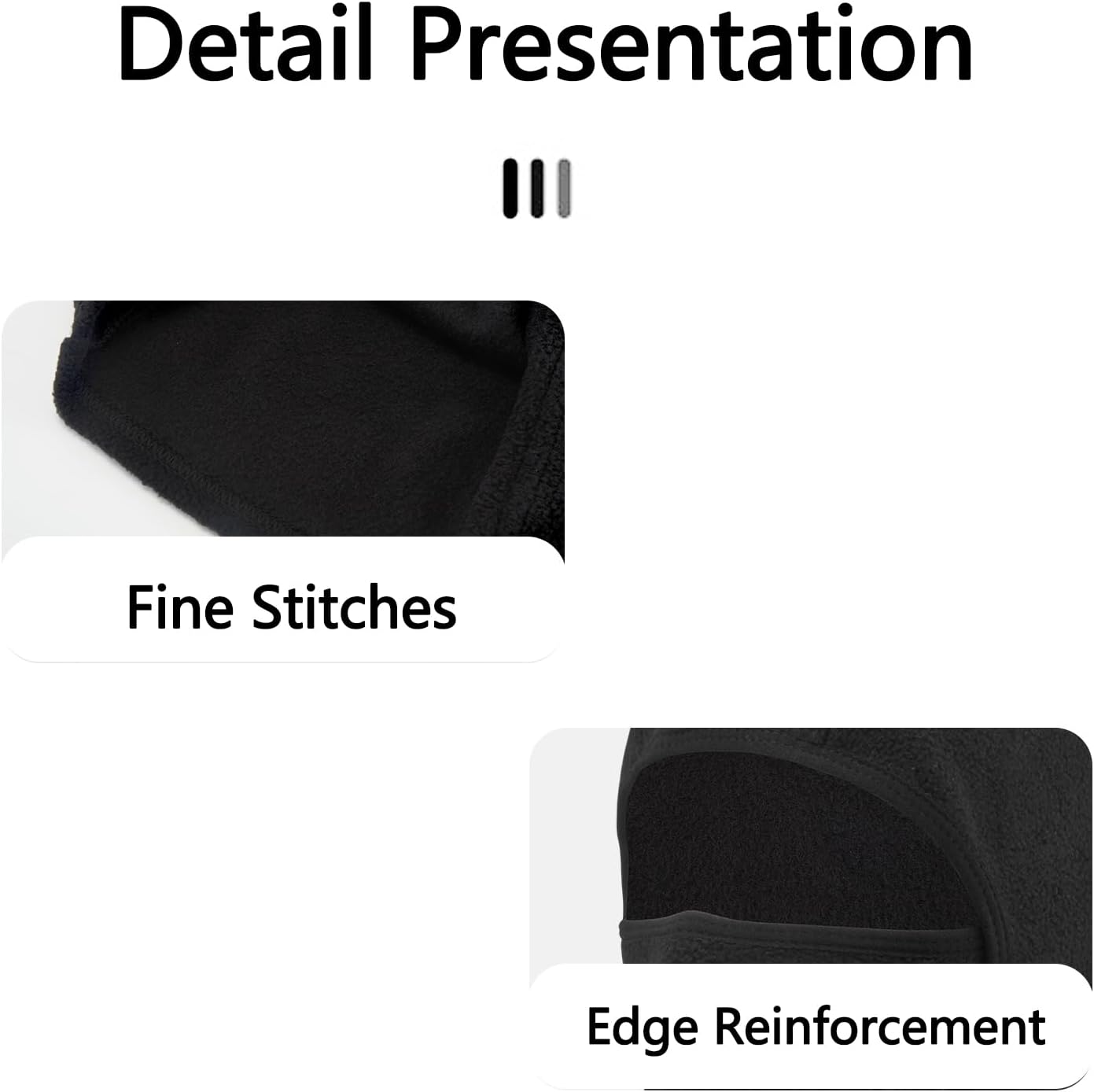 Detalle 2 de Irzaki Kids Balaclava Winter Sturmhaube für Kinder (4–13 Jahre) – winddichte Ski-Maske aus Polarfleece
