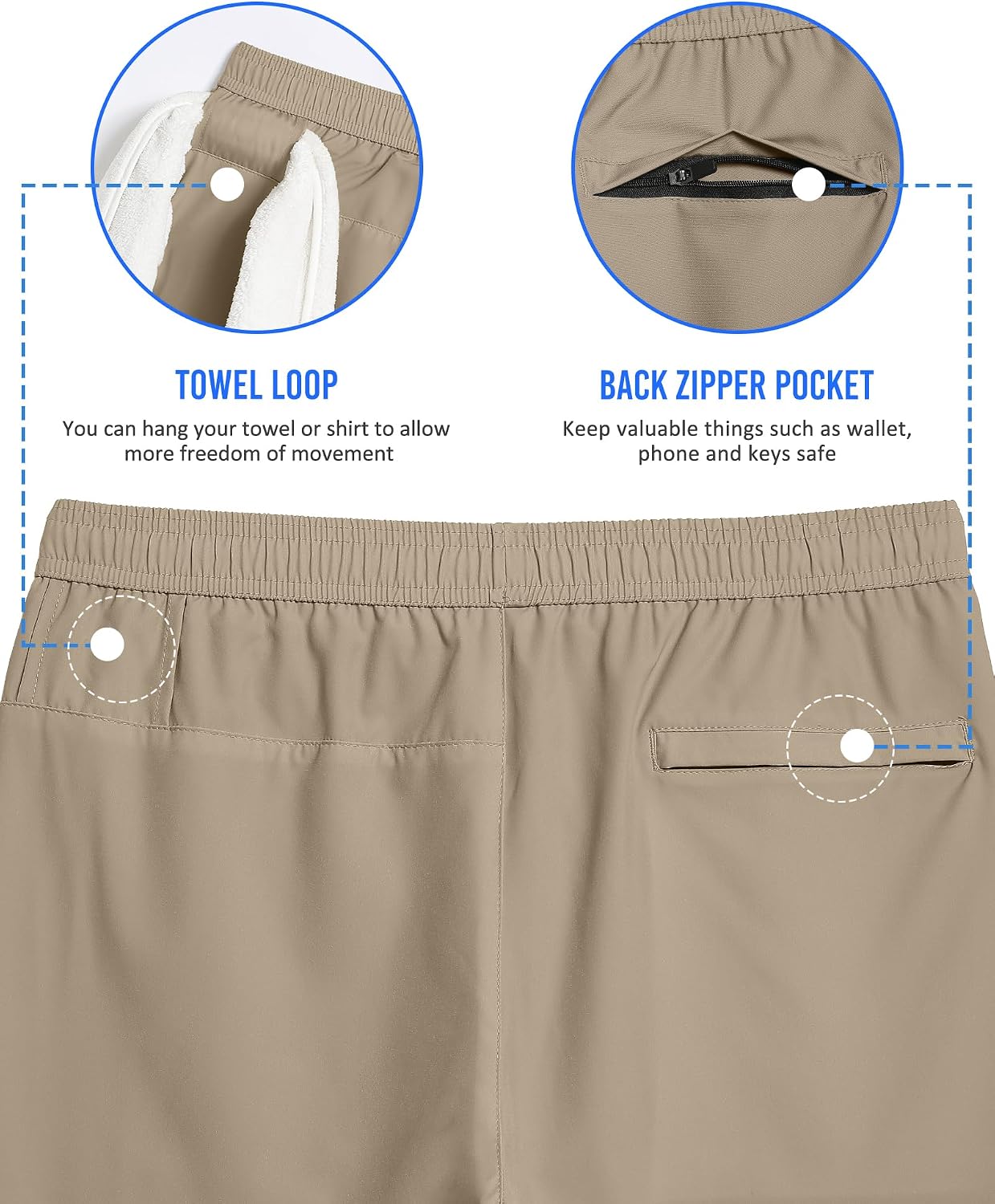 Thumbnail 4 de maamgic Mens 5" Running Shorts