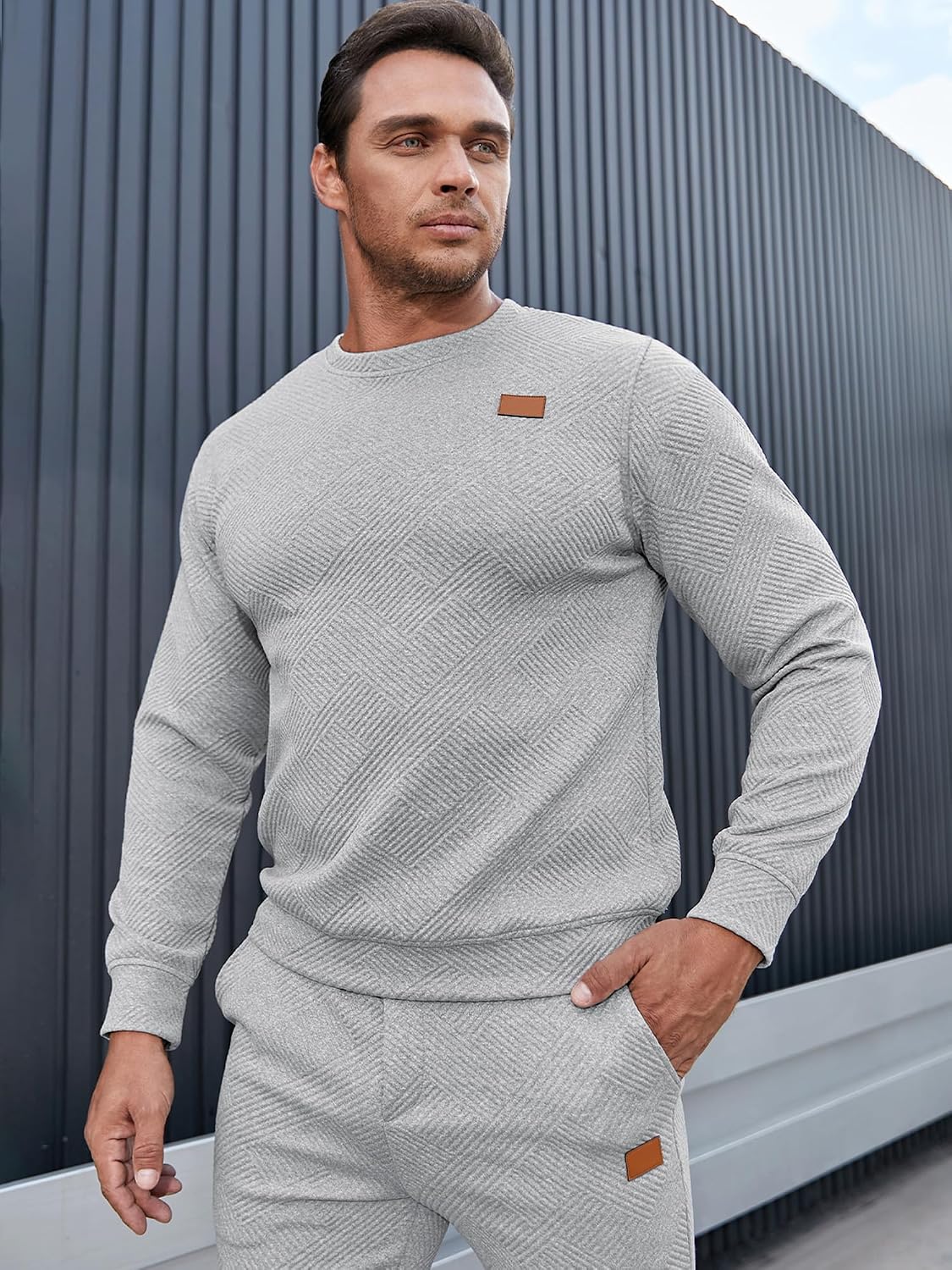 Thumbnail 2 de JMIERR Herren Jogginganzug Set 2-Teilig