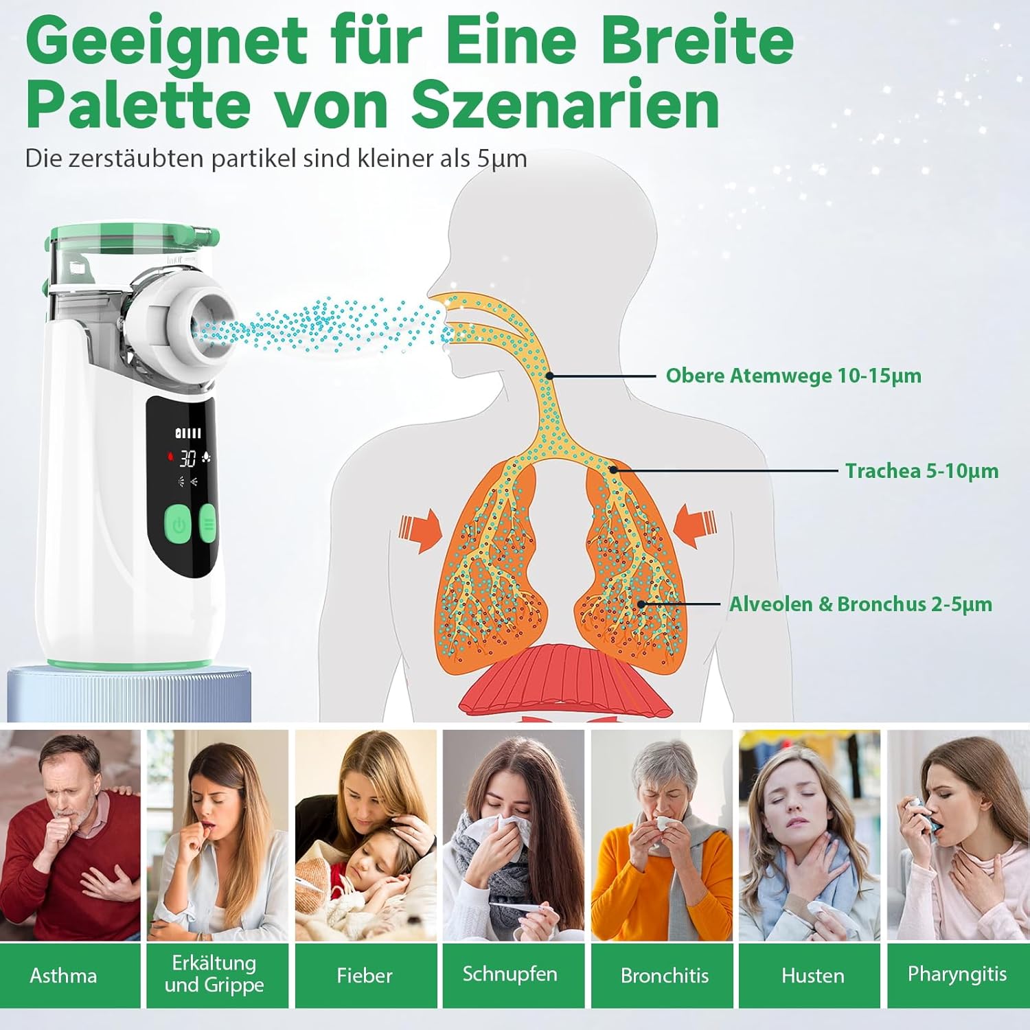 Thumbnail 4 de Wholede Inhaliergerät für Erwachsene