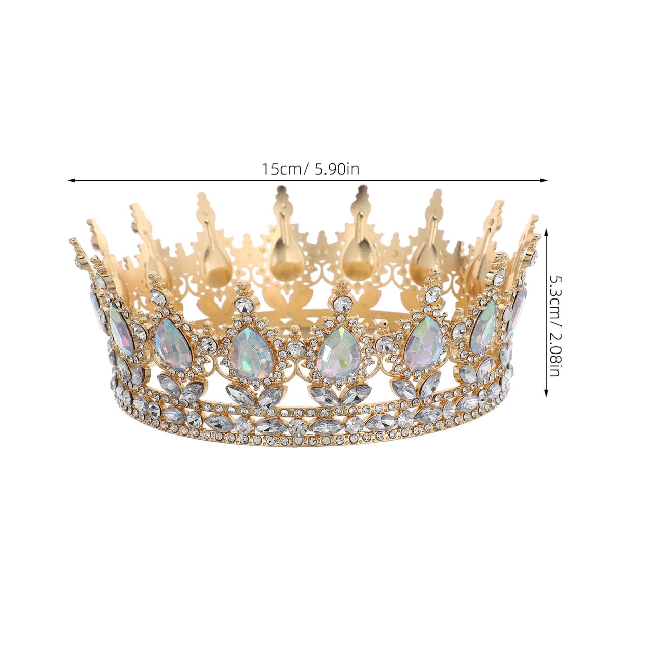 Thumbnail 2 de DEARMAMY Strass Diadem Krone für Damen 👑