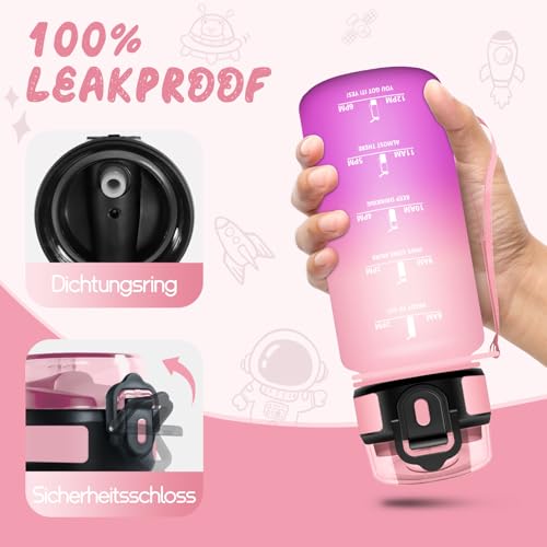 Thumbnail 4 de HoneyHolly Botella 500 ml con pajita para niños 🚰