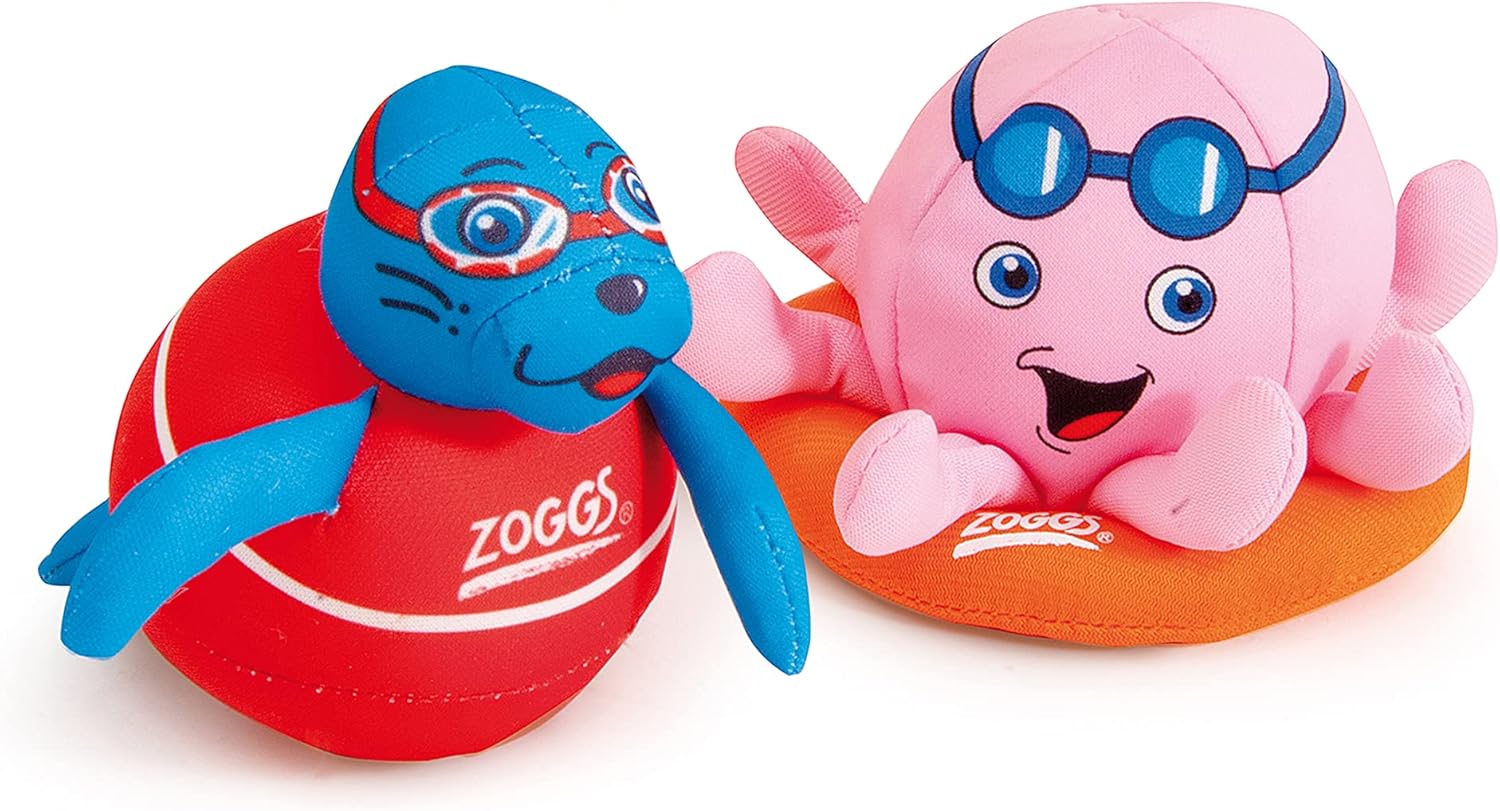 Detalle de Zoggs Baby (Set of 2) Kids Zoggy Soakers Sponge Toys – Multicolour