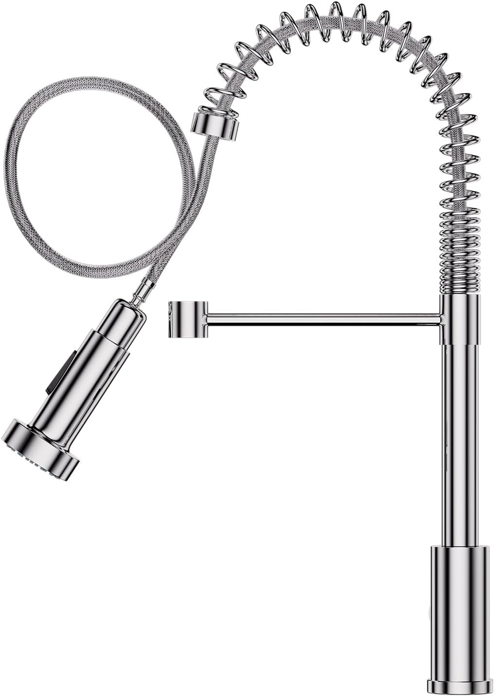 Thumbnail 5 de WLTEDRGO Brushed Stainless Kitchen Tap 45cm Hose