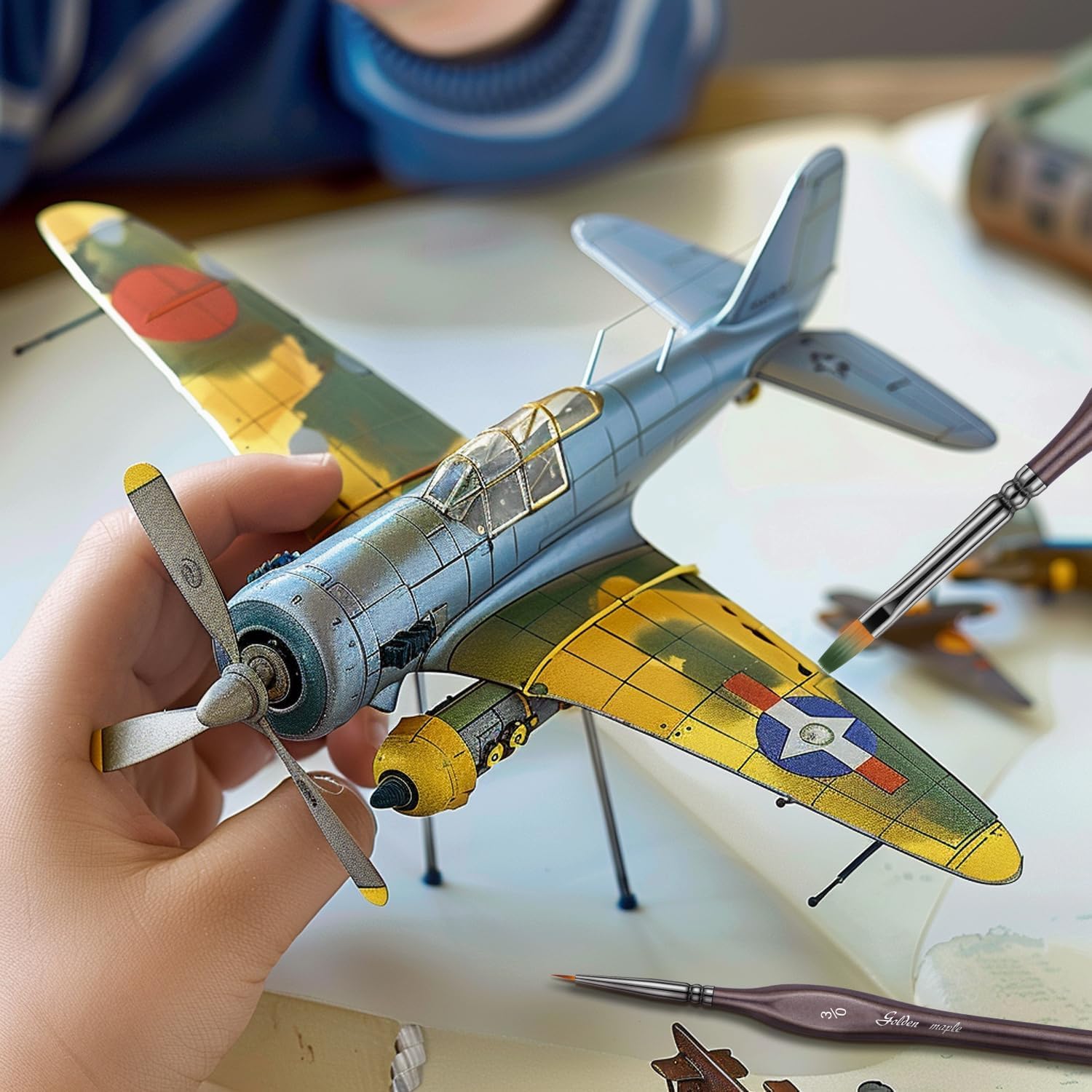 Thumbnail 2 de Miniatur-Pinsel 15-teilig Detailpinsel 🎨