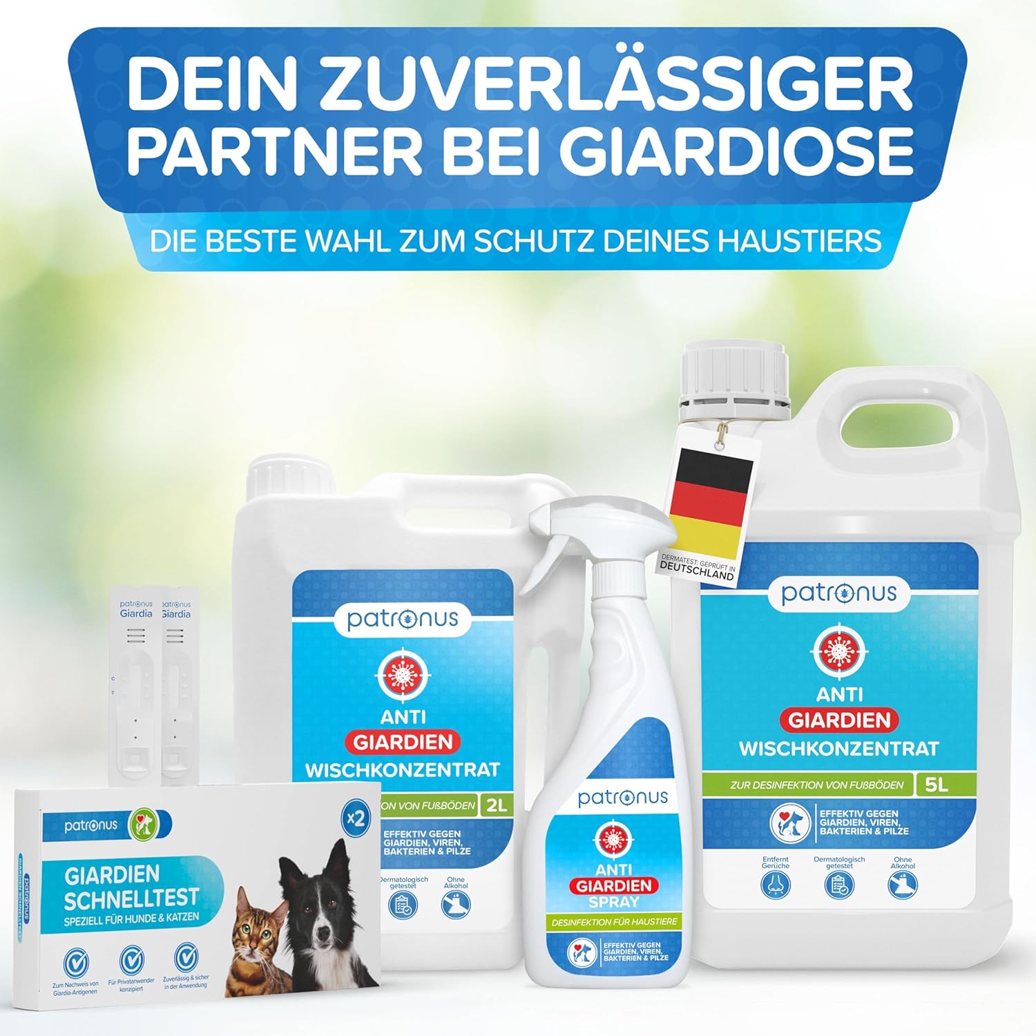 Thumbnail 6 de Patronus Giardien Schnelltest Hund & Katze 2X