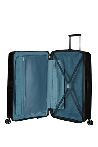 Detalle de American Tourister Aerostep Spinner L: maleta expansible de 77 cm, 101,5–109 L, negra