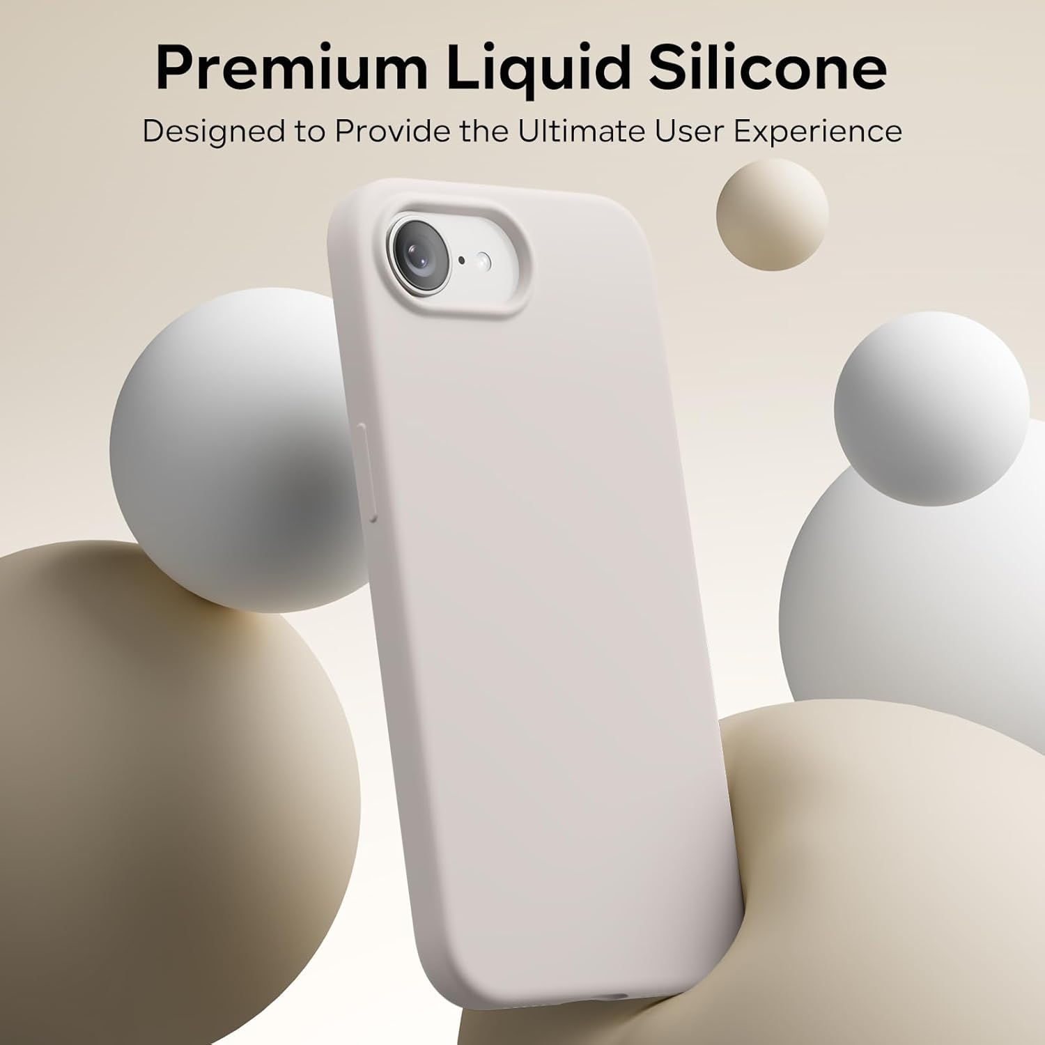 Thumbnail 4 de ACRONIX Slim Liquid Silicone Case for iPhone 17e/16e 6.1" – Grey