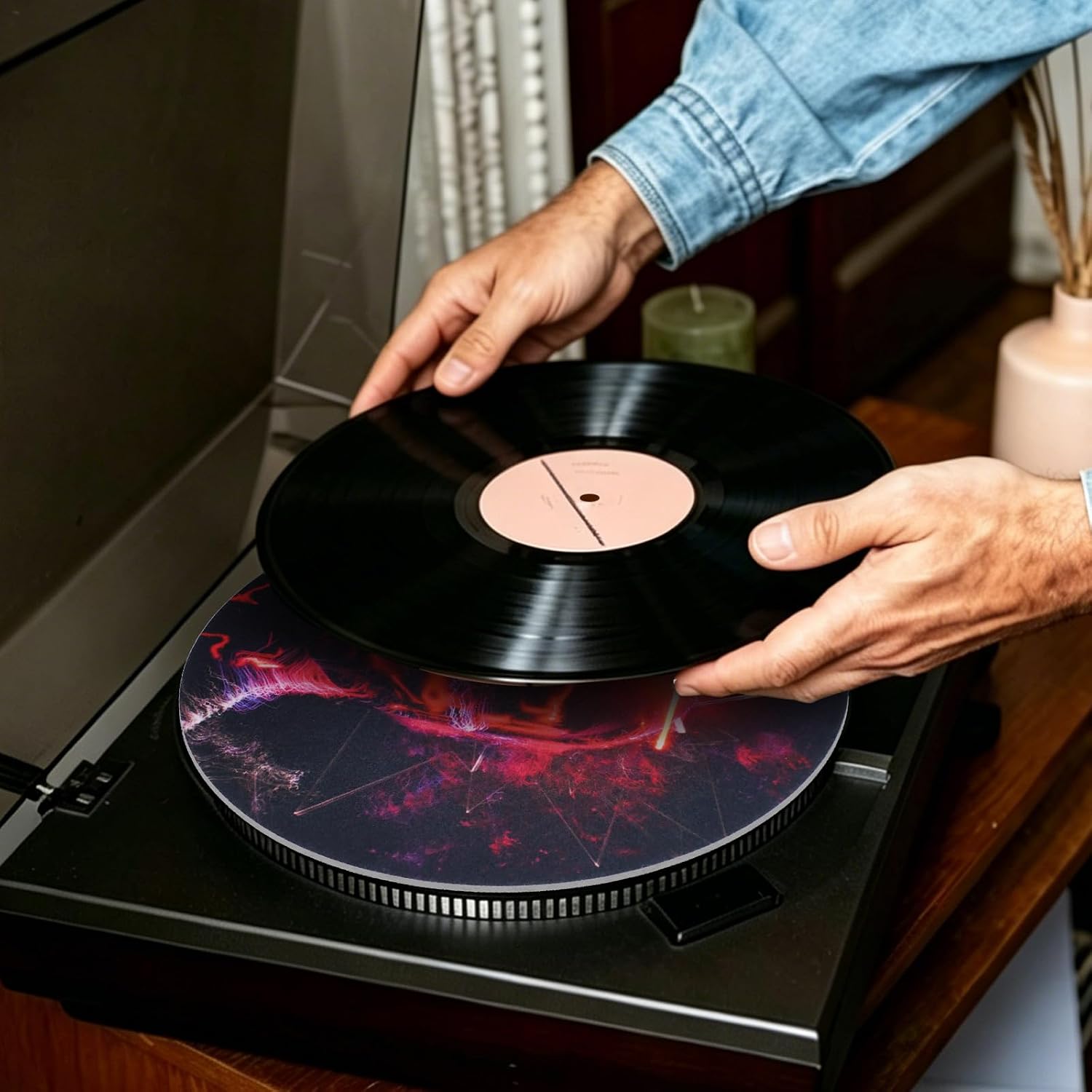 Detalle 1 de 12Inches Felt Turntable Mat 3 mm