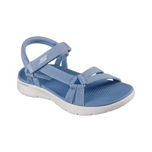 Detalle de Skechers Women's On-The-Go Flex Sublime Trainers - Blue, UK 5