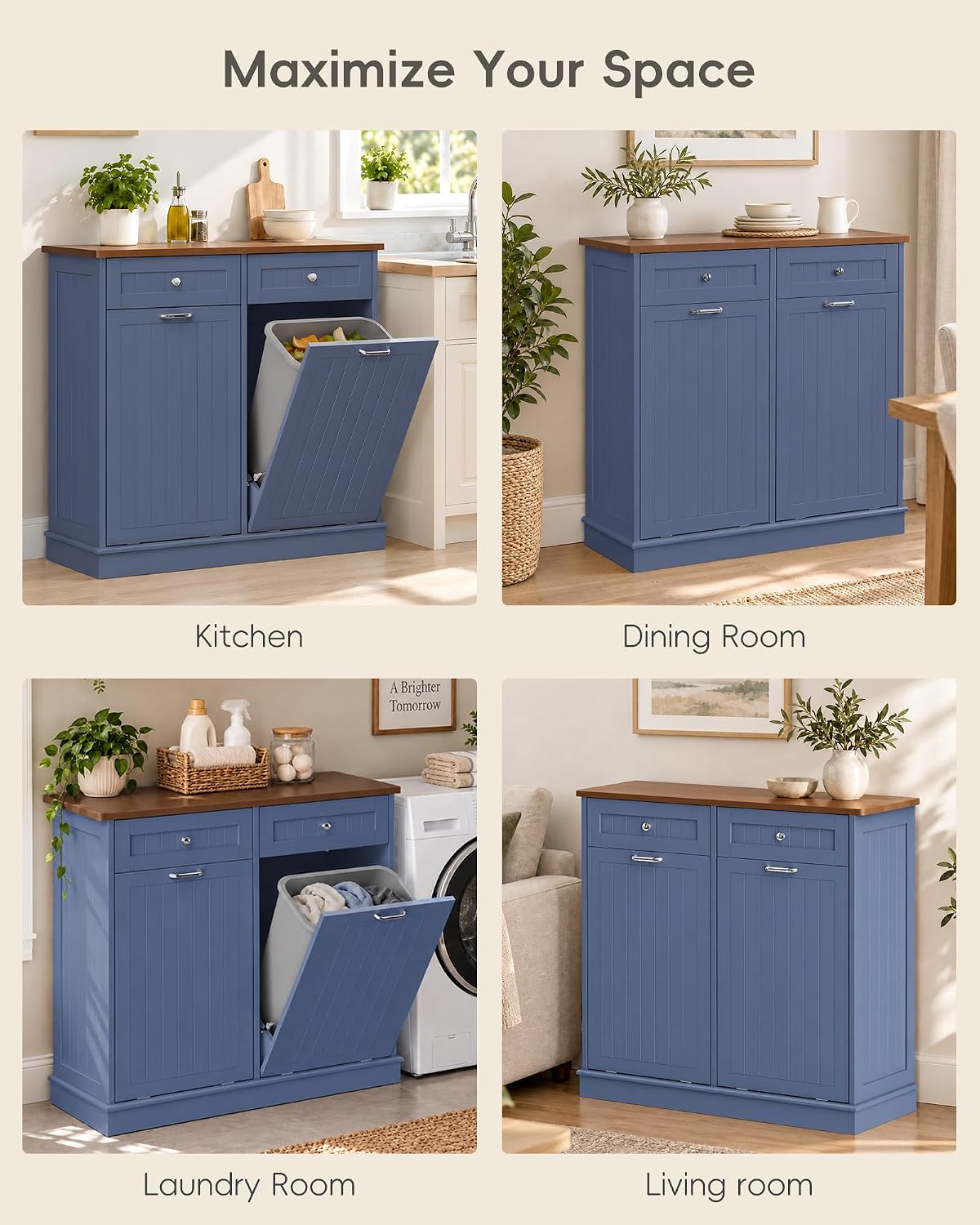 Detalle 1 de Betterhood Tilt-Out Trash Cabinet, 13-Gallon