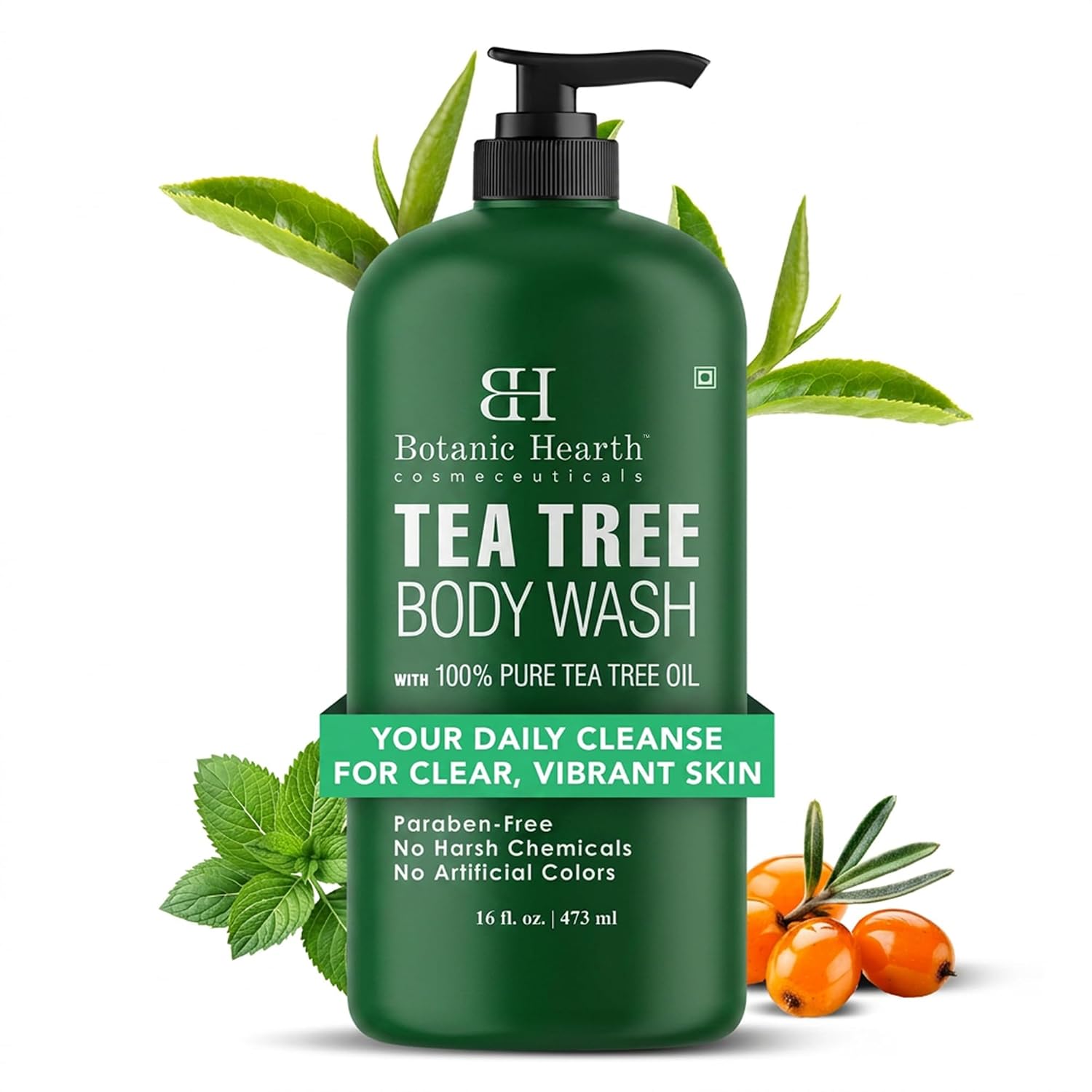 Detalle de Botanic Hearth Tea Tree Body Wash 16 fl oz