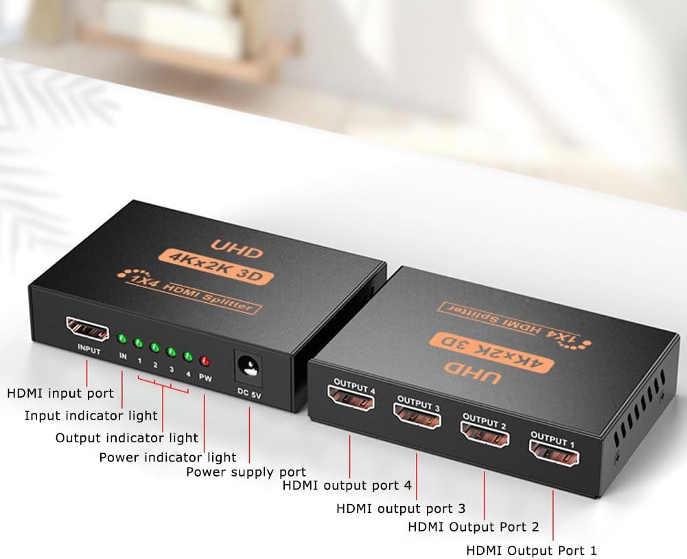 Detalle 2 de Vexorlian HDMI Splitter 1in4 4K