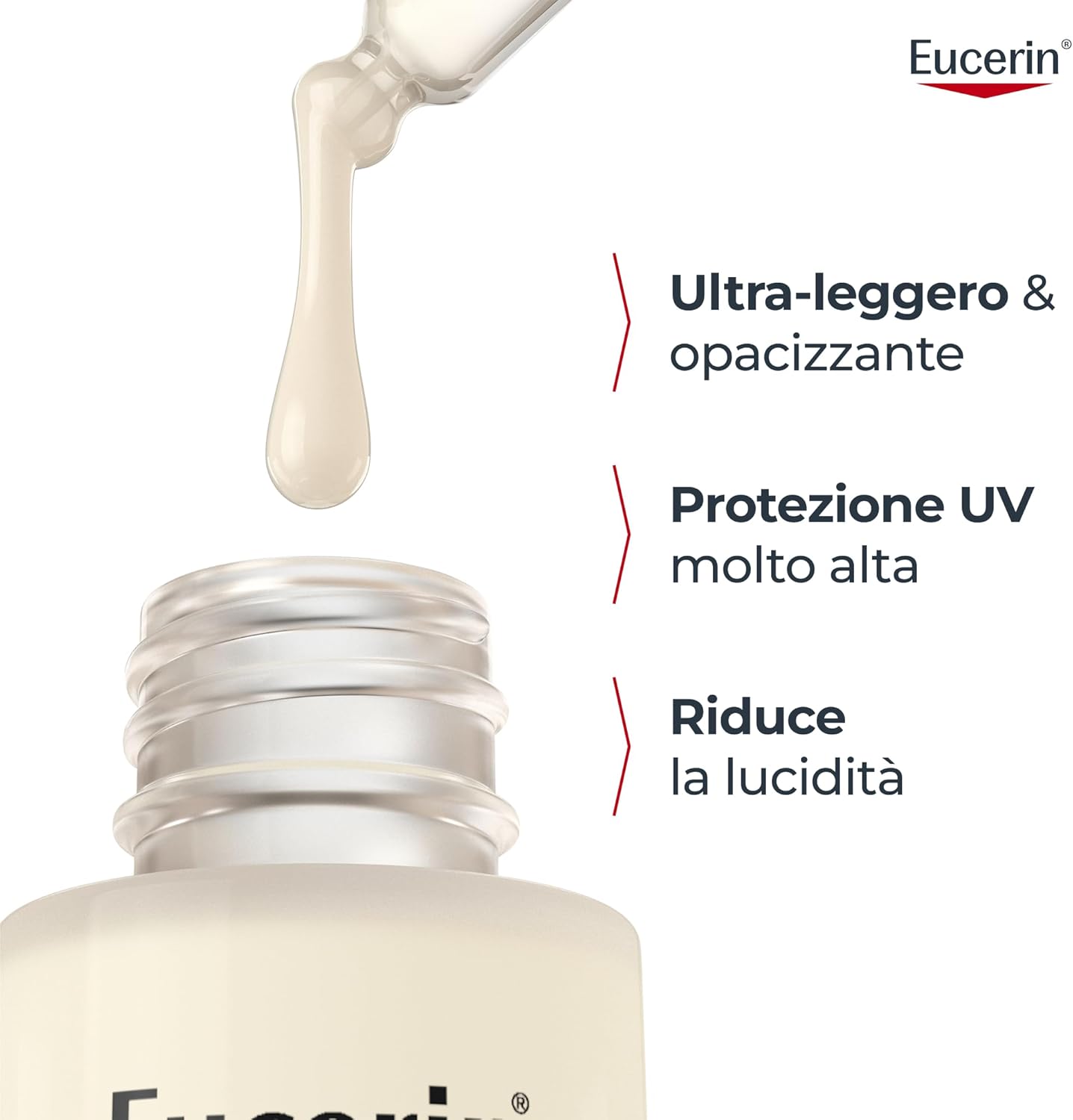 Thumbnail 2 de Eucerin Sun Oil Control UV Serum Ultra-Leggero SPF 50+ – Protezione viso opacizzante per pelle grassa e acneica
