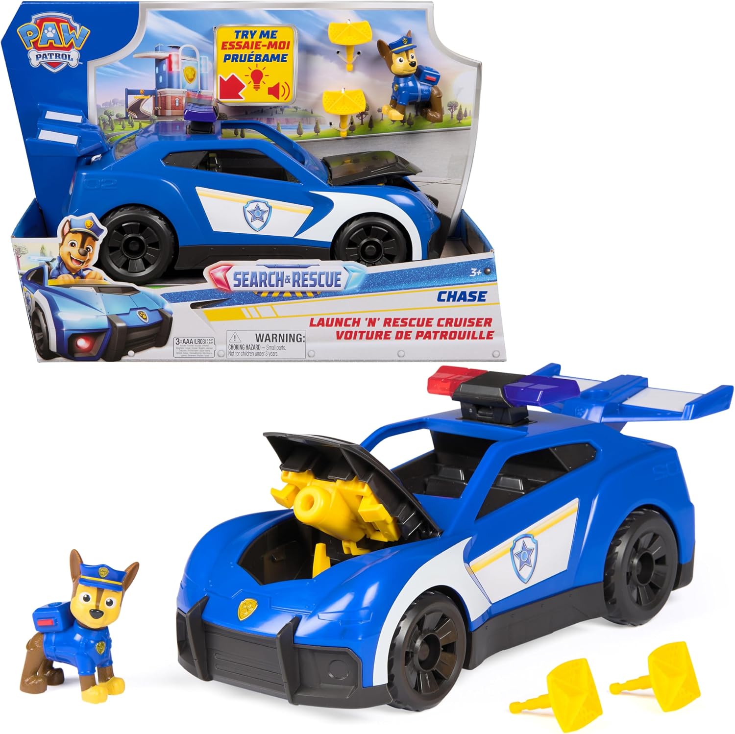 Detalle de Paw Patrol Launch N Rescue Cruiser 28 cm