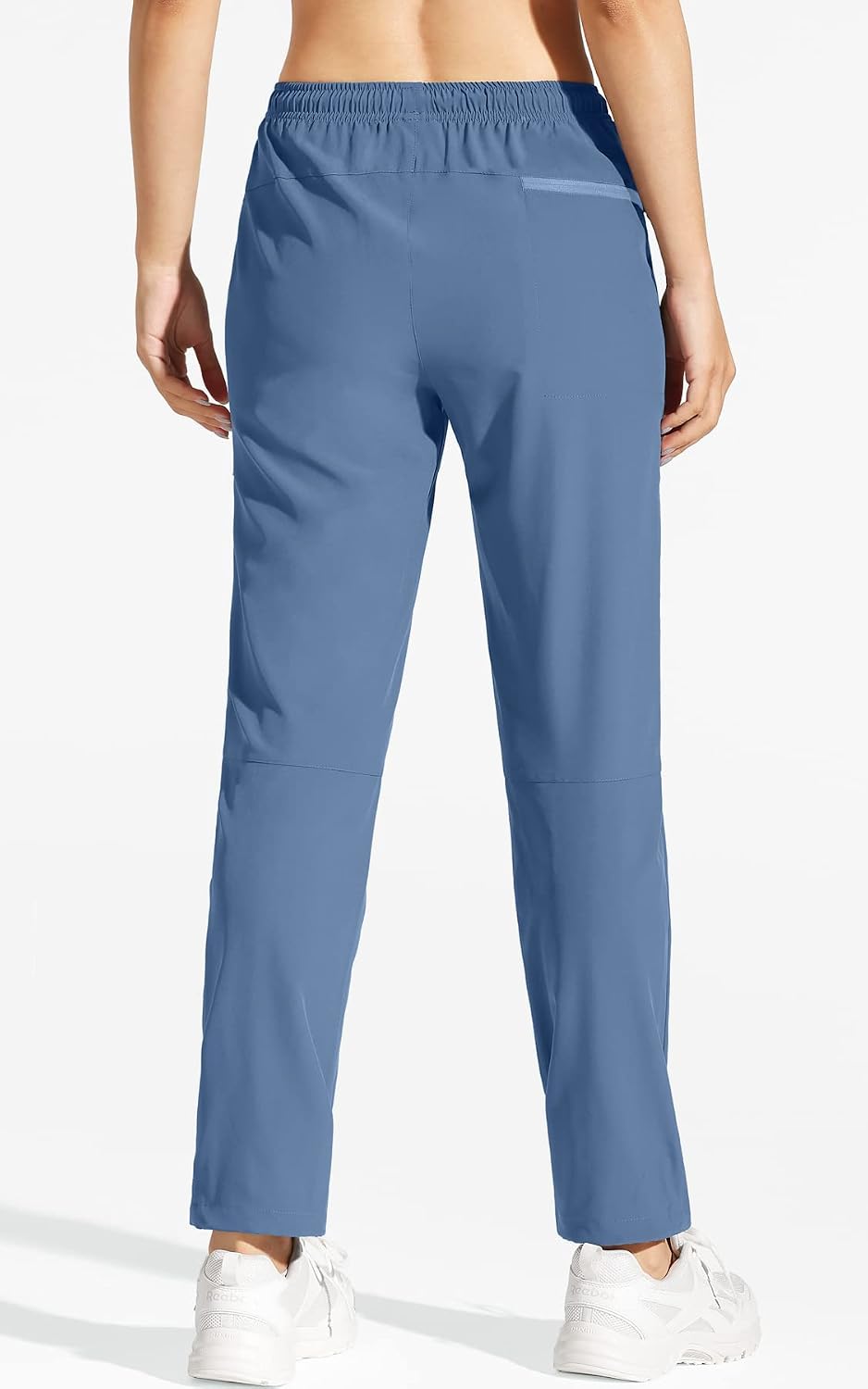 Detalle de MOCOLY Pantalon Randonnée Femme Léger à Séchage Rapide et Imperméable – Poches zippées et UPF 50