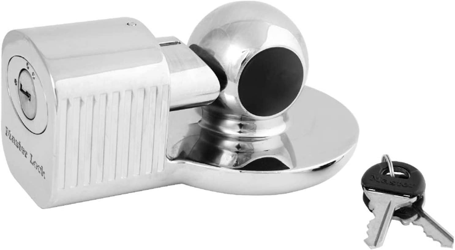 Master Lock 377EURDAT: Antifurto universale per rimorchi con 2 chiavi, protezione in alluminio