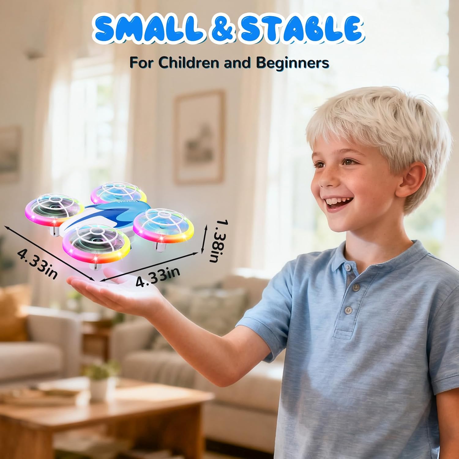 Detalle de Skeufy Mini Drone for Kids: A Practical Intro to Flying