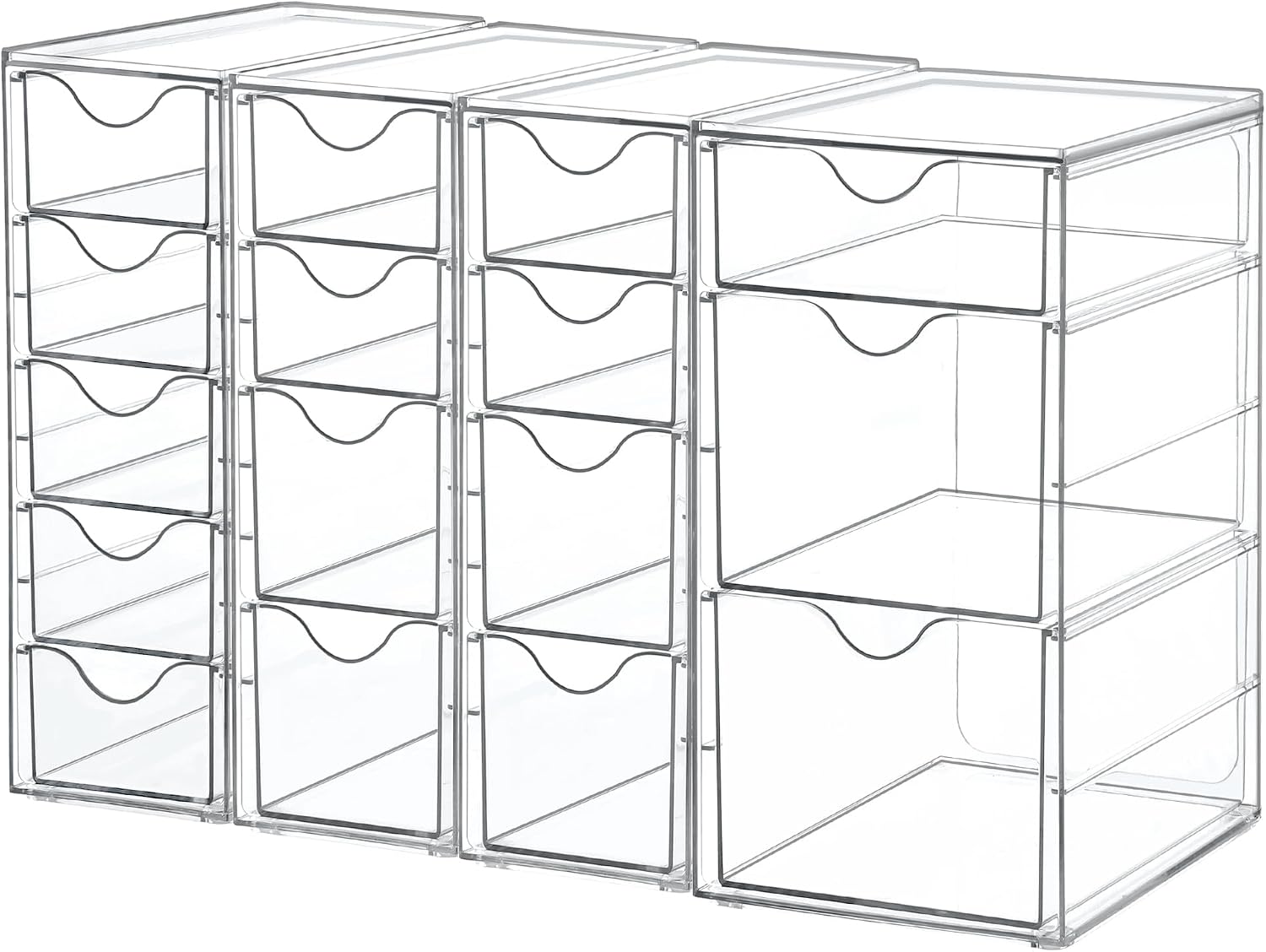 Detalle de Vtopmart SDVT0003V1 Clear Storage Organizer with 16 Drawers