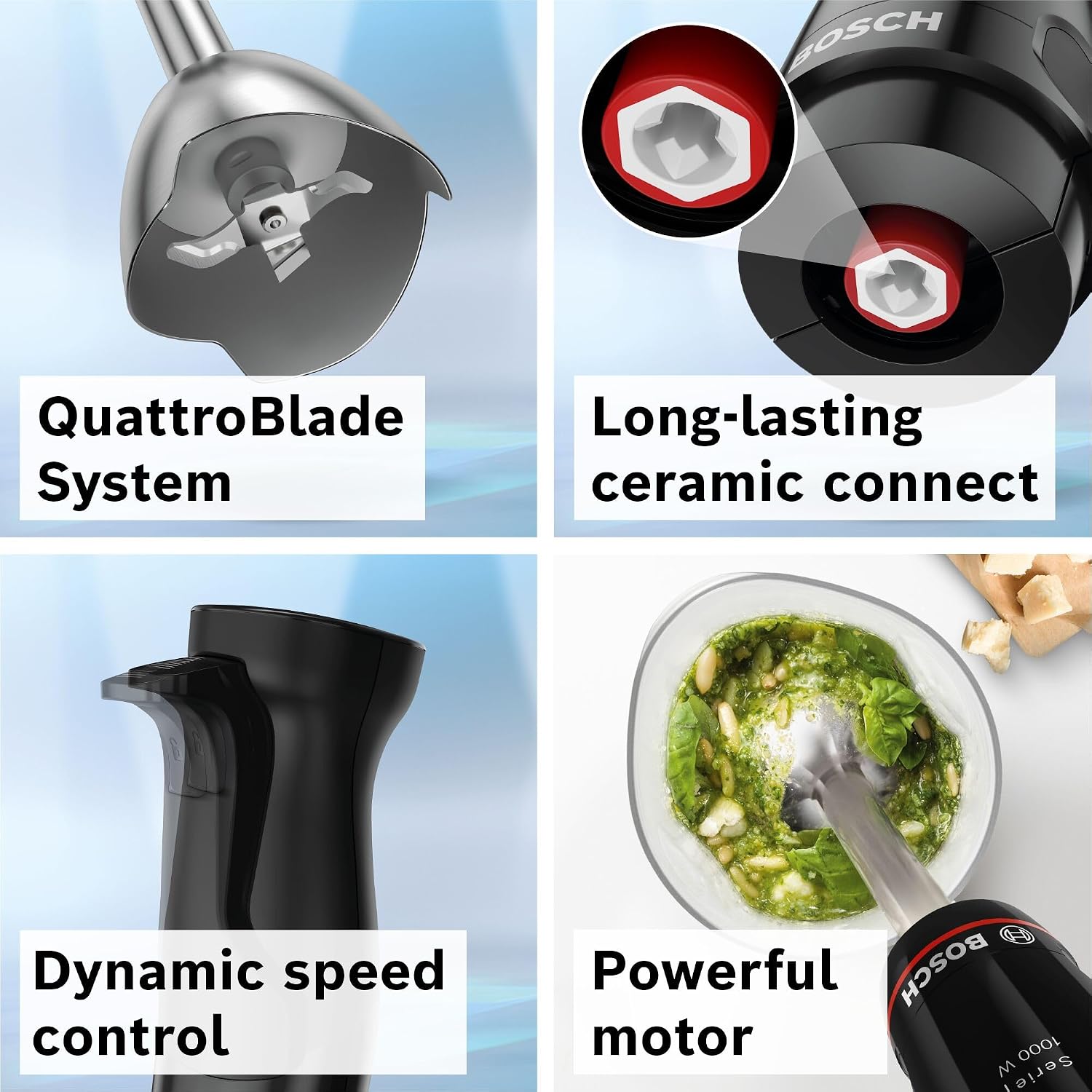 Thumbnail 6 de Bosch ErgoMaster Series 4 MSM4B624GB 1000 W hand blender