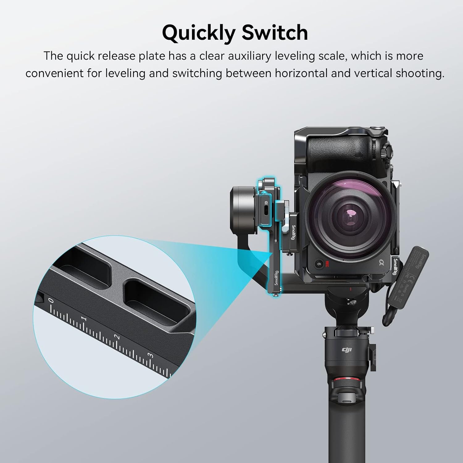 Thumbnail 6 de SmallRig RS 3 Mini Bras Vertical Étendu (4196) – Plaque de Montage d’Extension pour DJI RS 3 Mini