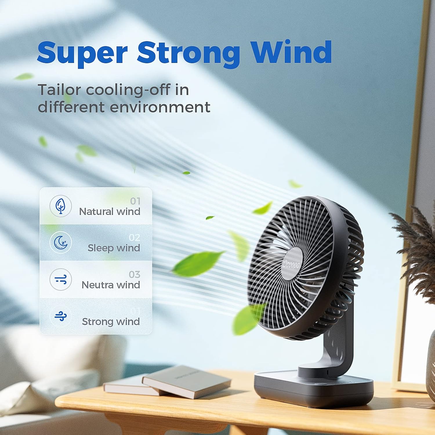 Thumbnail 1 de OCOOPA USB Desk Fan 4000mAh
