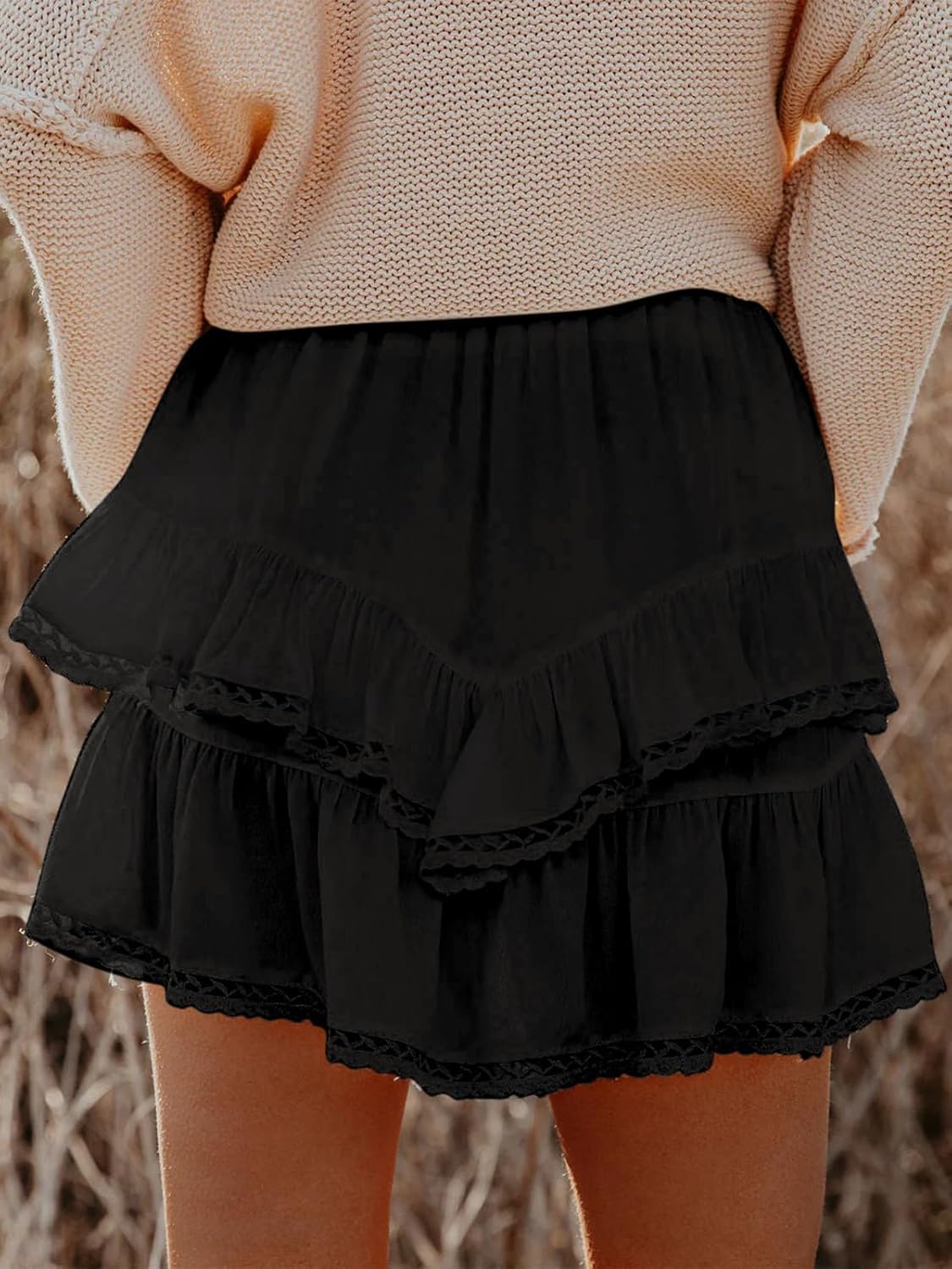 Thumbnail 1 de Aoudery Flowy Shorts High-Waist Mini Skort
