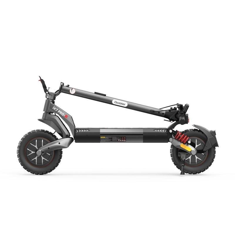 Detalle de iScooter iX7 Pro: patinete eléctrico con doble motor 1000 W y 50 km de autonomía