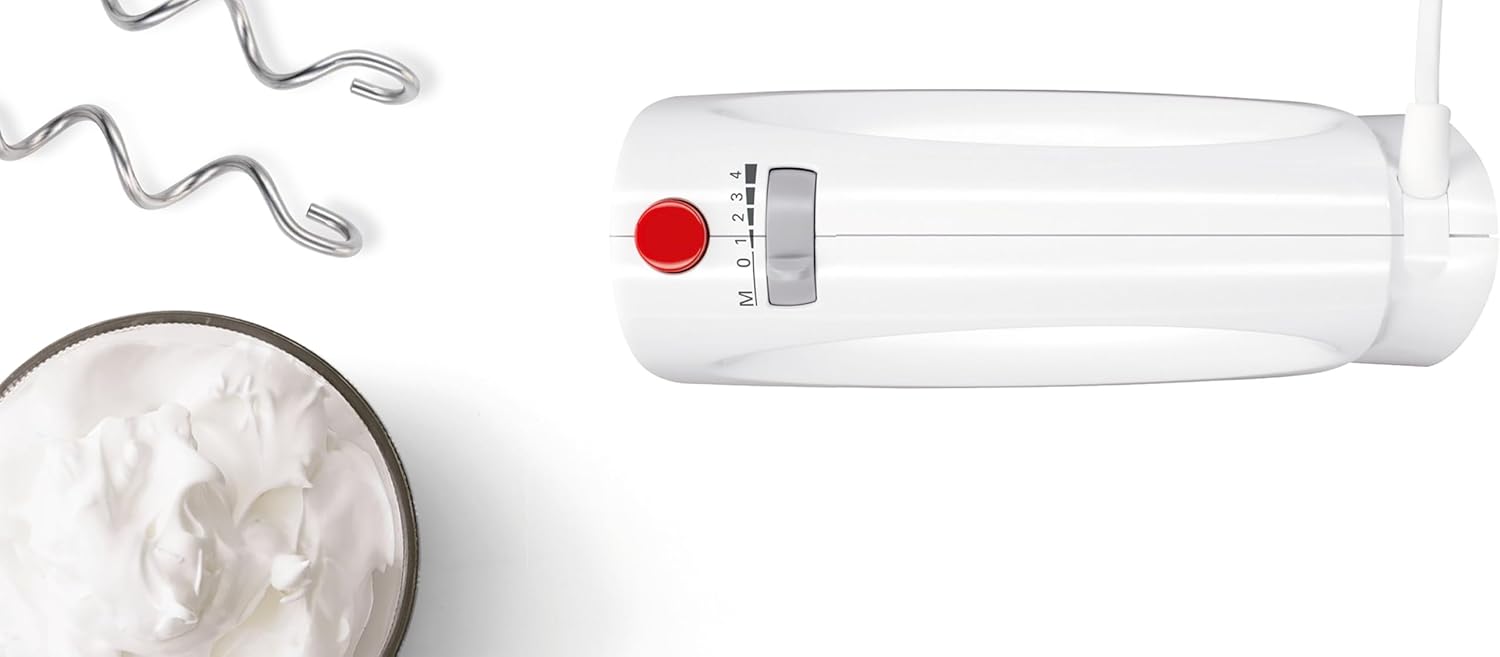 Thumbnail 3 de Bosch Sbattitore Elettrico MFQ3030, 350W – 4 velocità, Ultra leggero, include fruste e ganci in acciaio