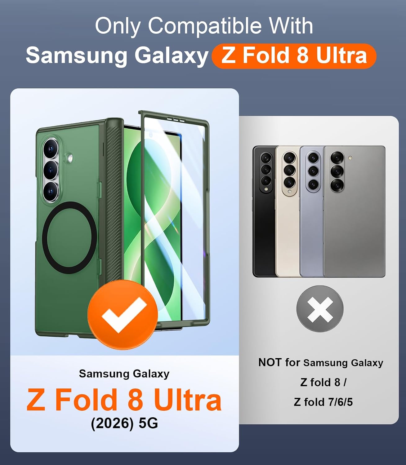 Detalle 2 de SPIDERCASE Galaxy Z Fold 8 Ultra Case