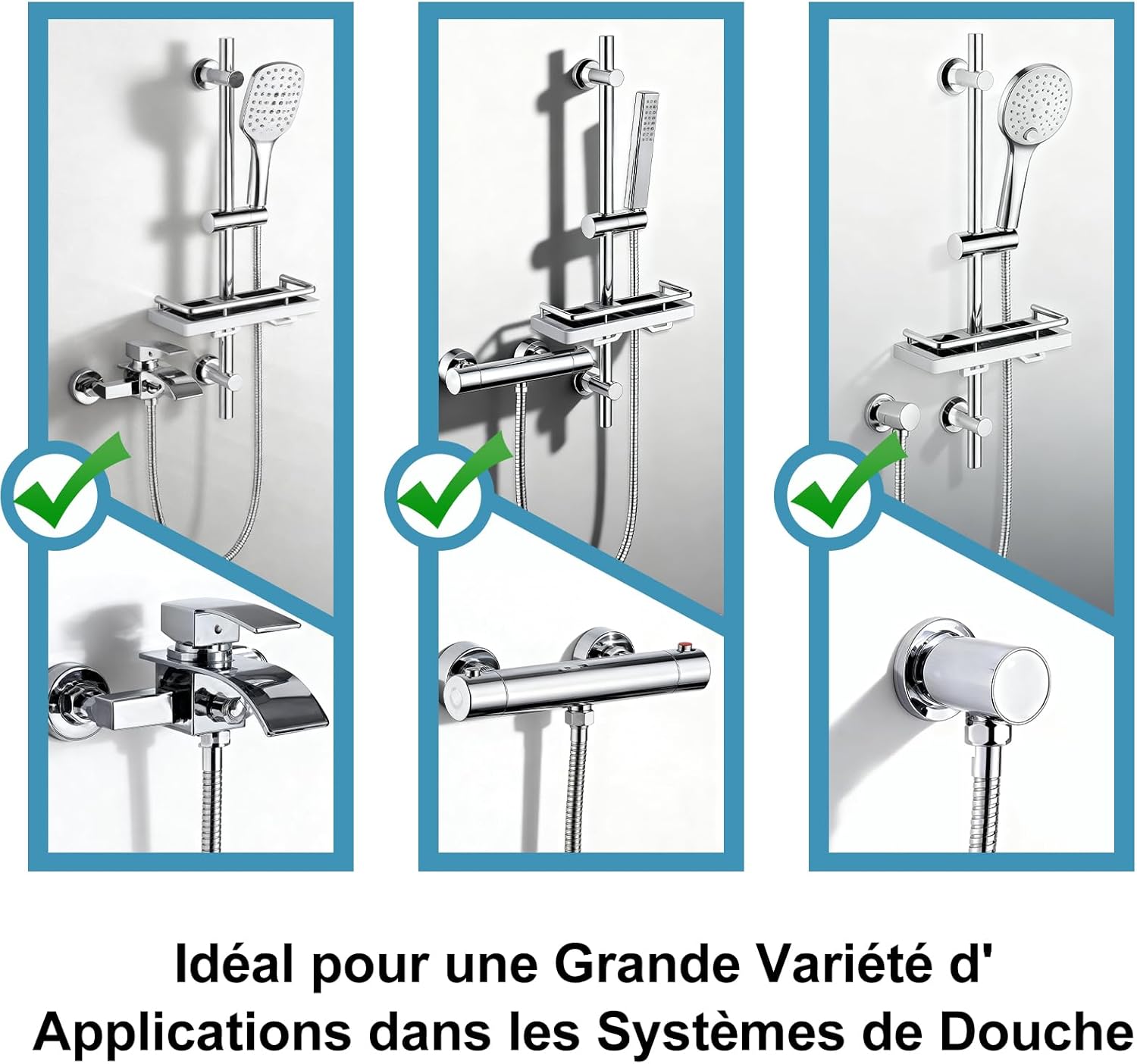 Thumbnail 6 de Barre de douche OFFO 70 cm