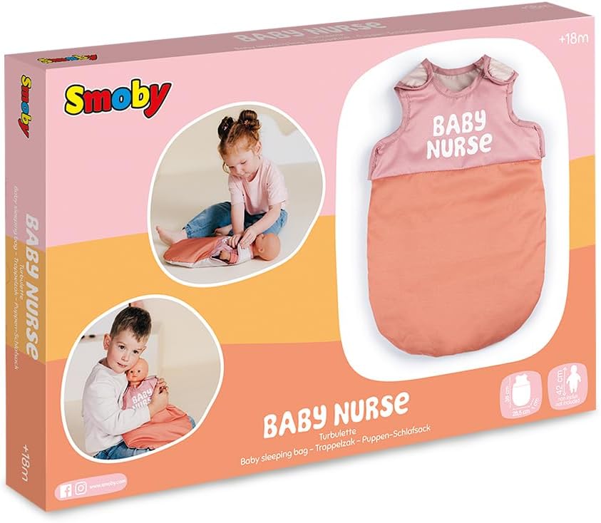 Thumbnail 6 de Smoby Baby Nurse Puppen-Schlafsack für Puppen bis 42 cm – Weich wattiert und gemütlich
