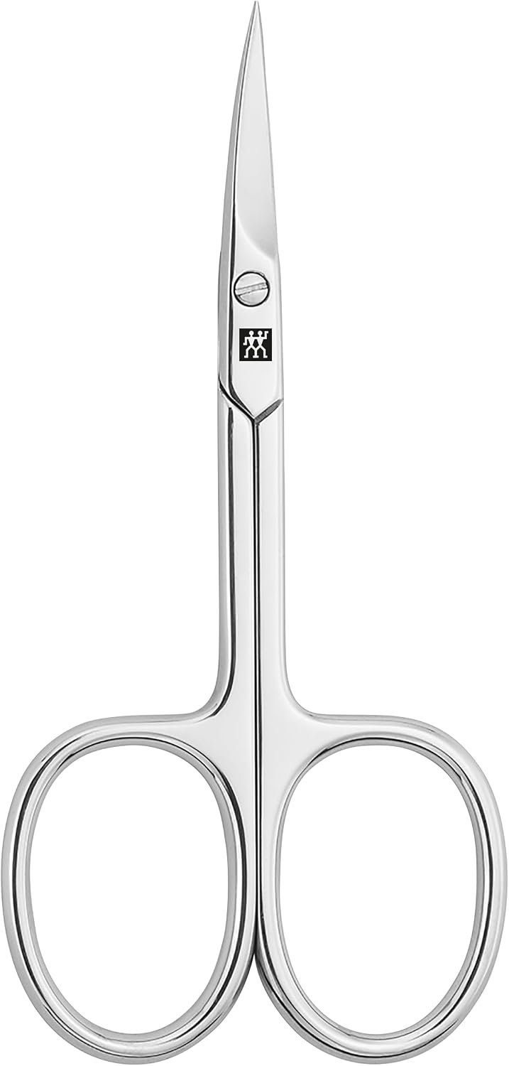 Detalle de ZWILLING Nagelbandssax i polerat rostfritt stål med avsmalnande blad, 90 mm