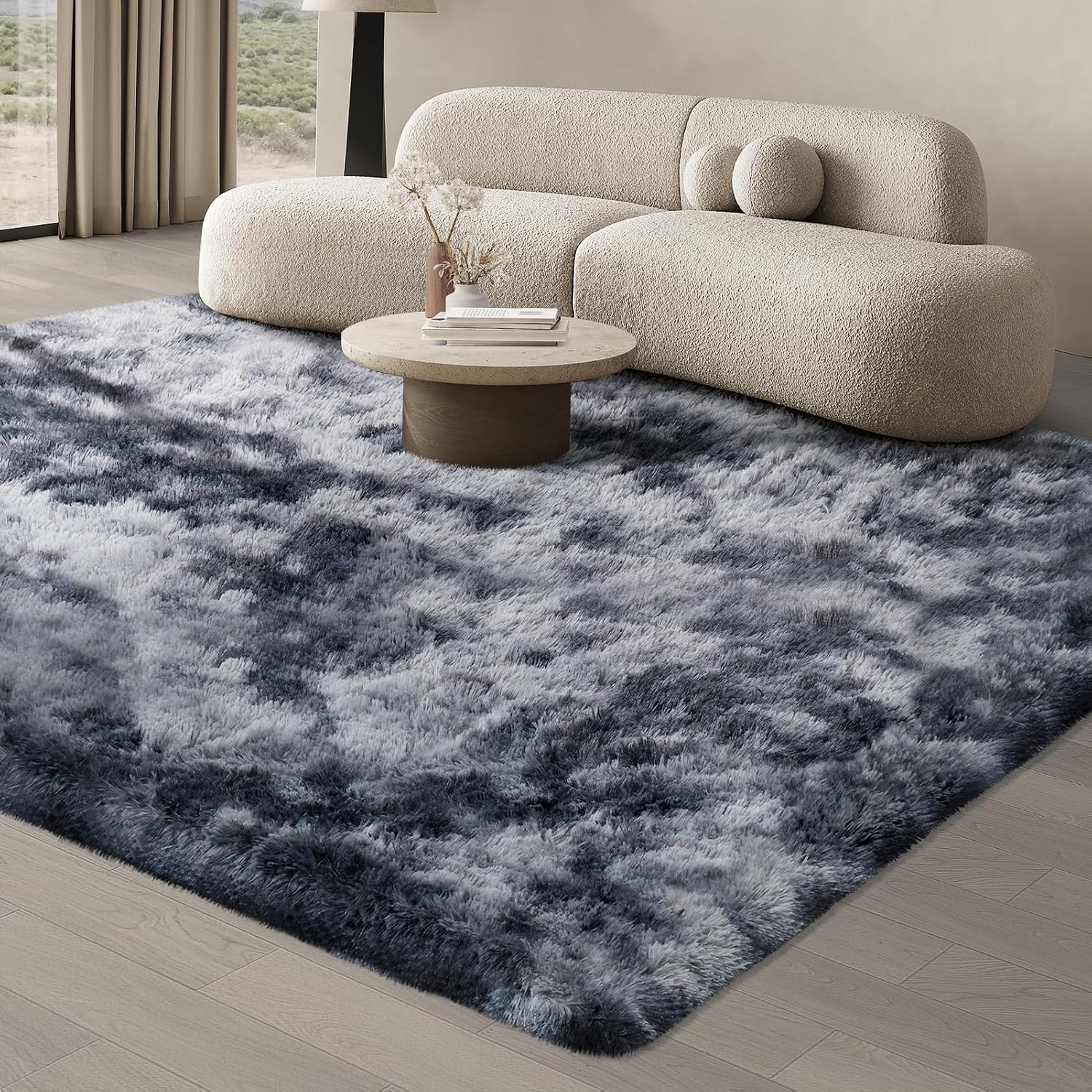 Imagen de JOJOSEE Rugs Living Room 200 x 300 cm Grey Area Rug en OfertitasTOP