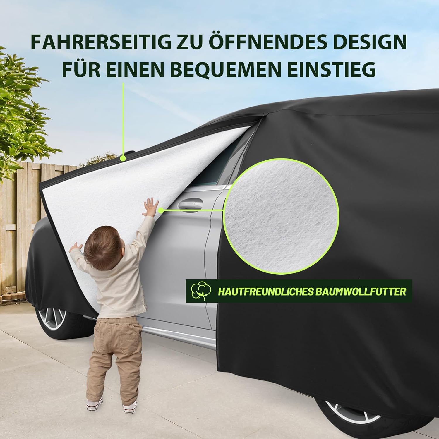 Thumbnail 6 de Favoto Autoabdeckung Vollgarage Winter 450–495 cm