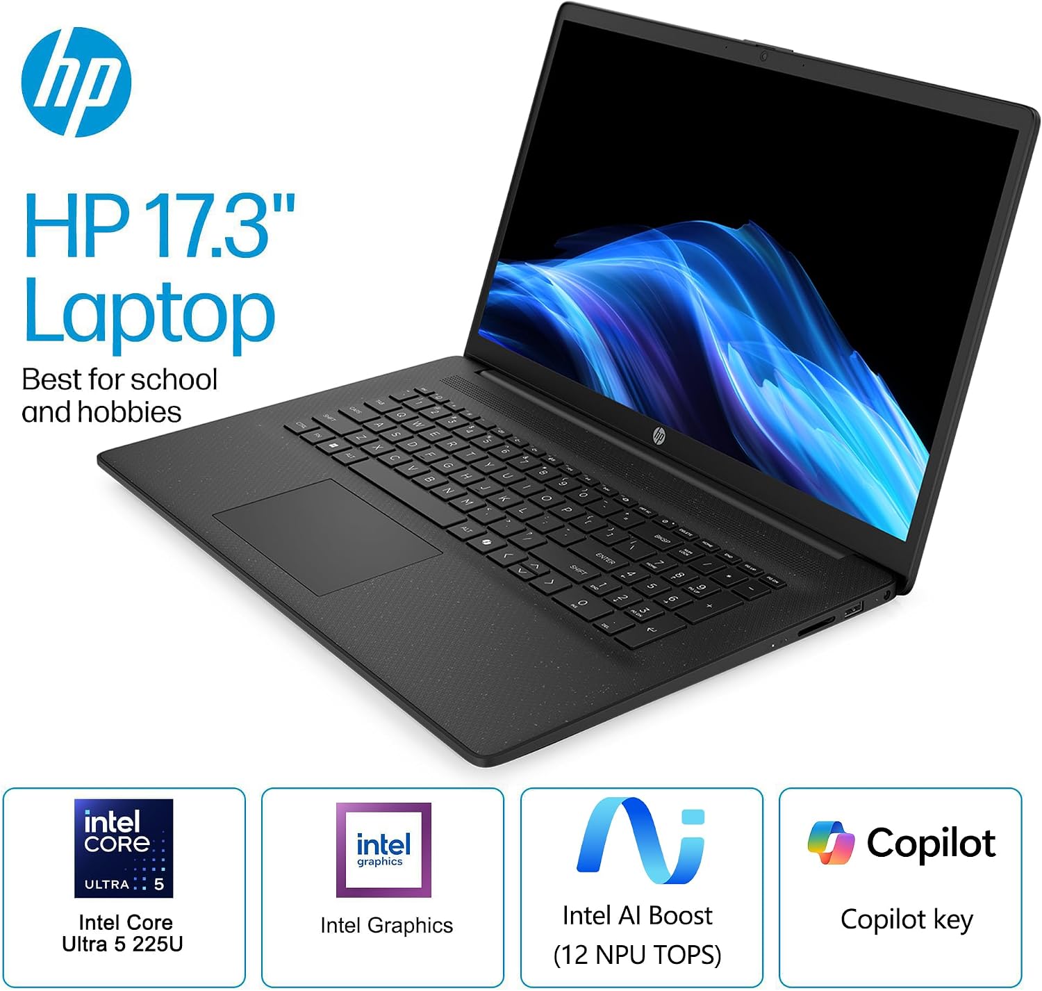 Detalle de HP Laptop 17.3-inch