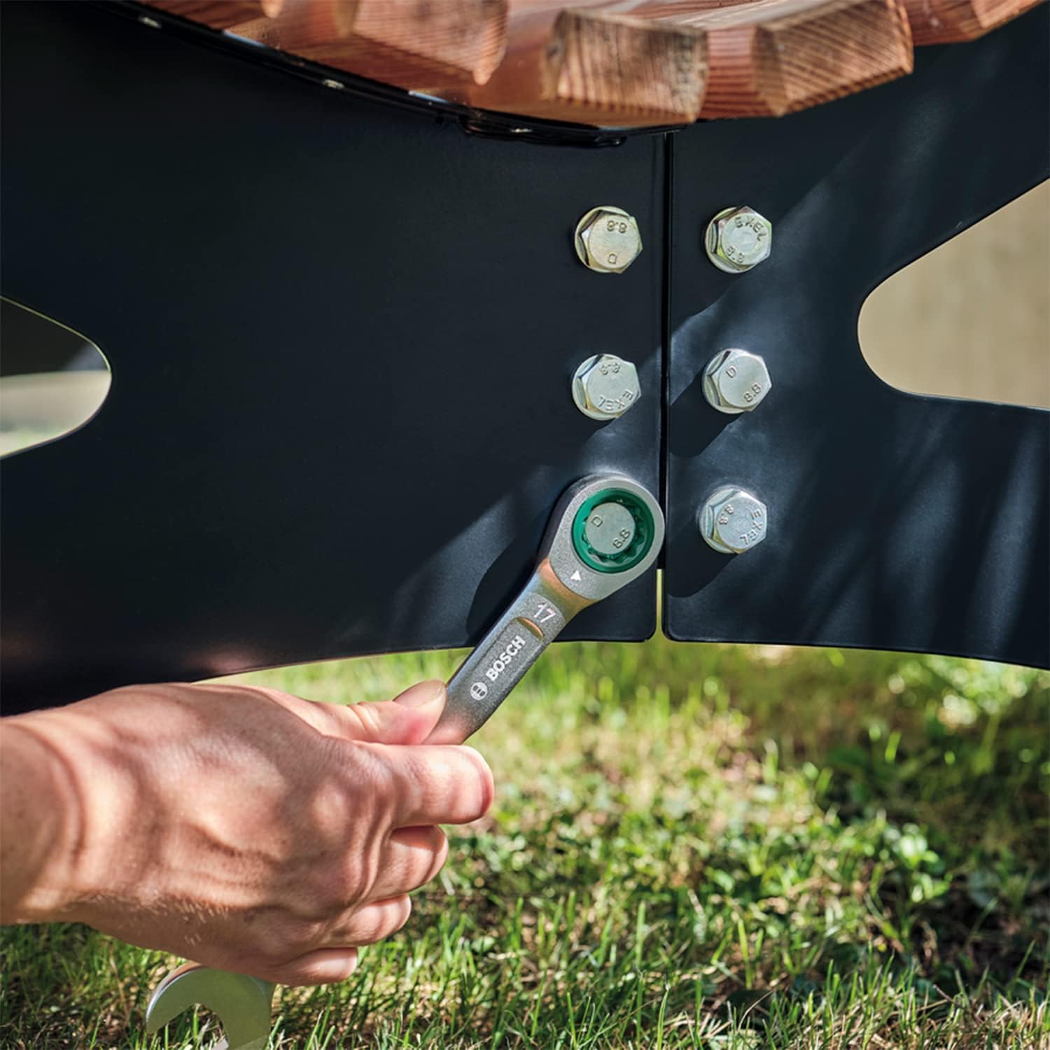 Thumbnail 3 de Set de 8 clés mixtes à cliquet Bosch – clés à cliquet 72 dents avec code couleur