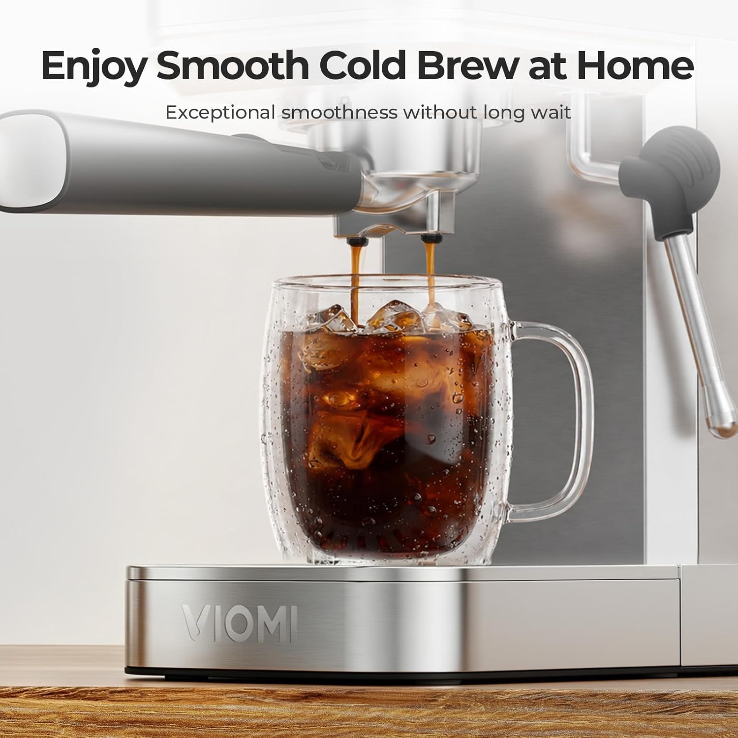 Detalle de VIOMI Espresso Machine, Stainless Steel
