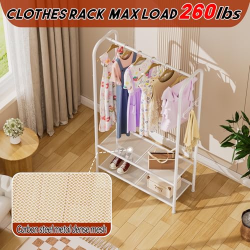 Thumbnail 1 de Golpart Portable Clothes Rail with Wheel – Freestanding Carbon Steel Drying Rack (30D x 81W x 183H, Black)