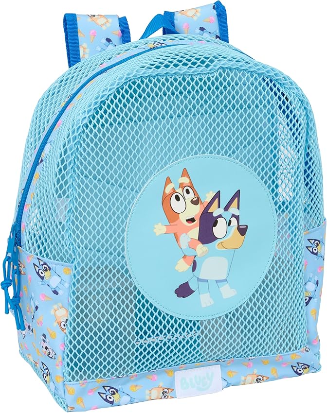 Detalle de Safta BLUEY Mochila infantil antiarena 32x12x38 cm