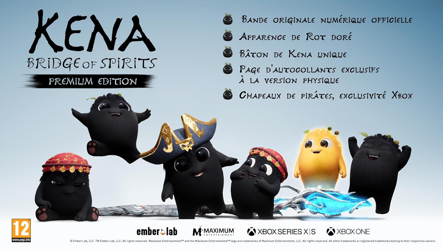 Detalle de Maximum Entertainment videojuego Kena: Bridge of Spirits