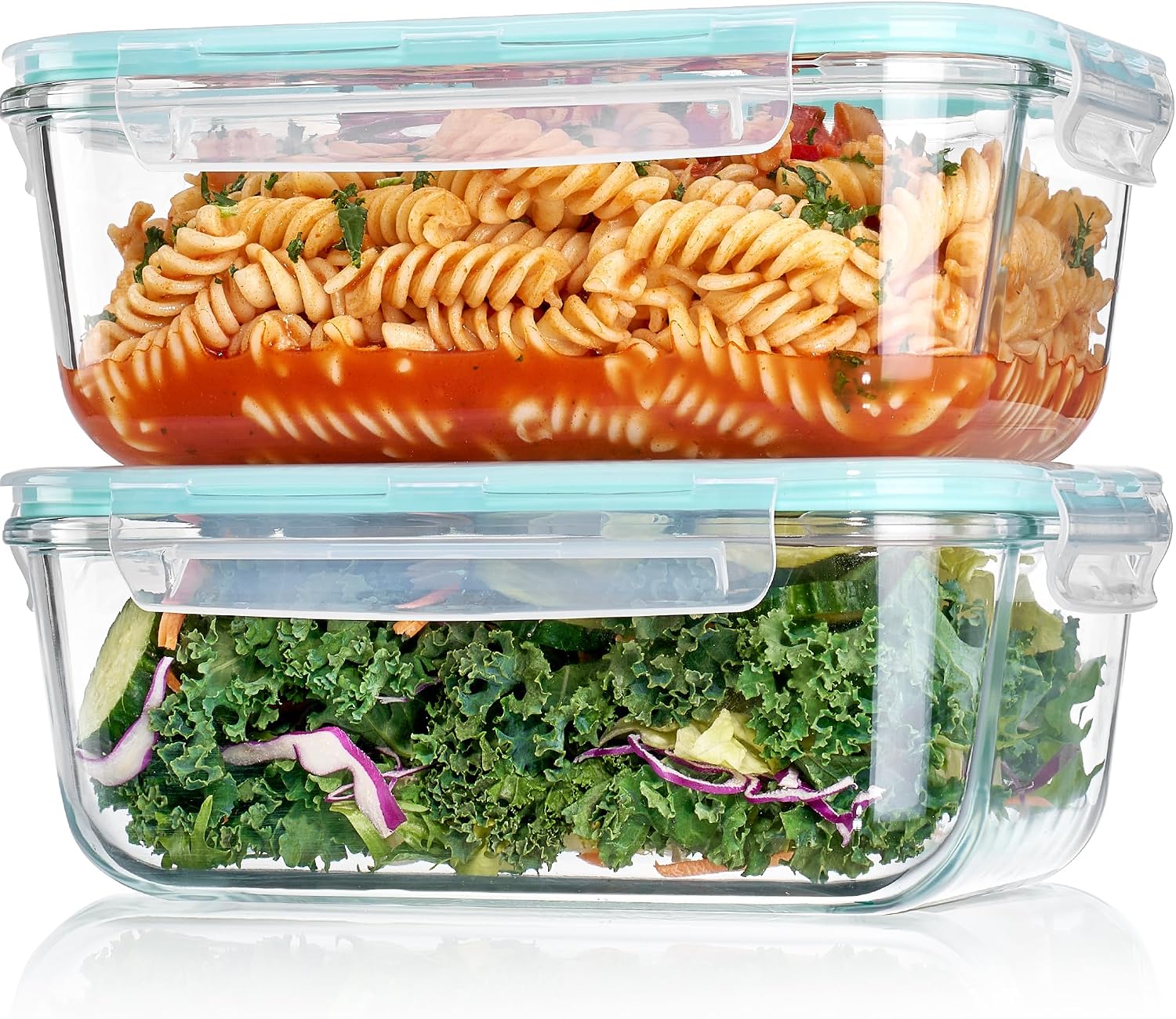 Detalle de Vtopmart Glass Food Storage Containers, 63 oz