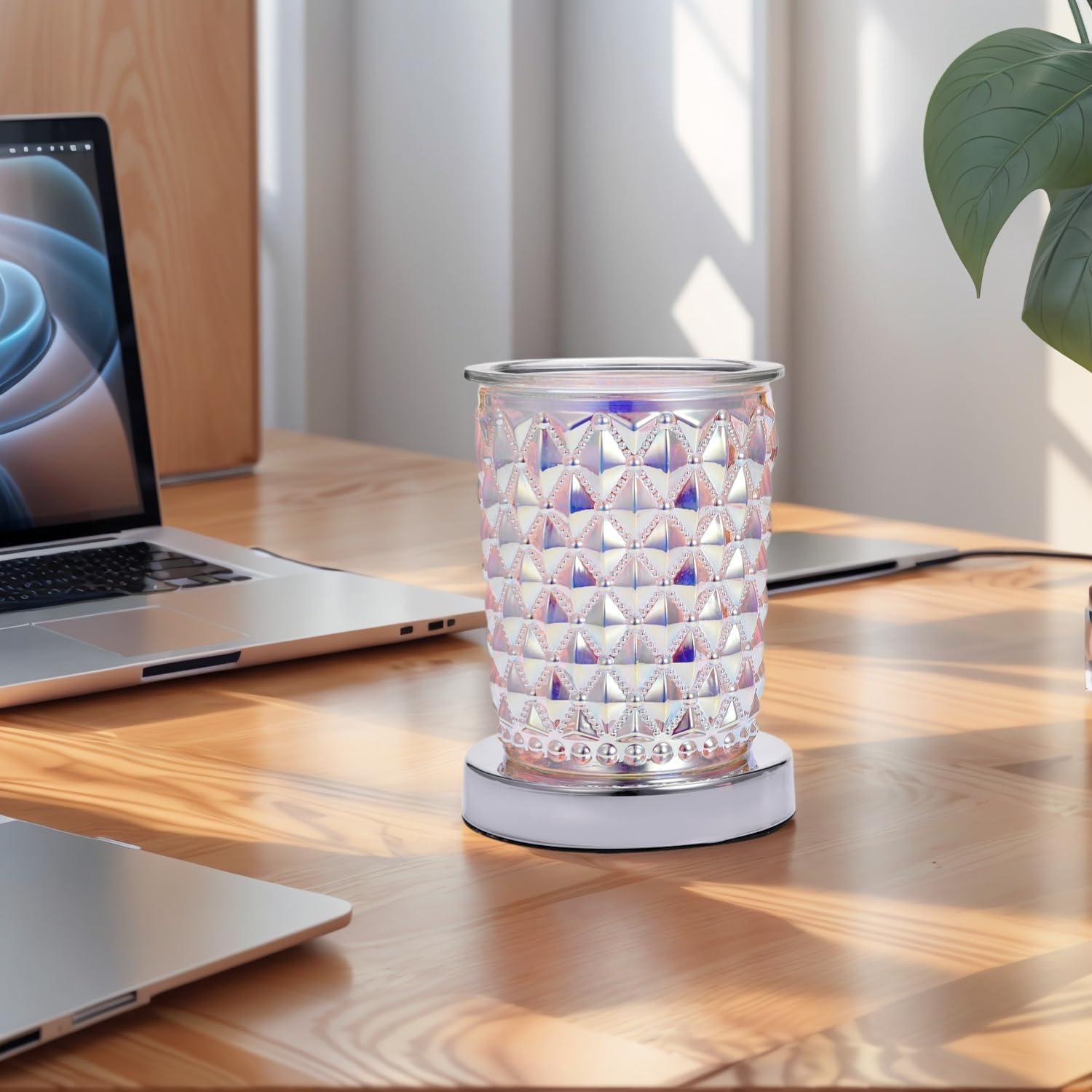 Thumbnail 6 de DICIMI Diamond-Cut Crystal Electric Wax Melt Warmer with Touch Control and 3 Heat Settings