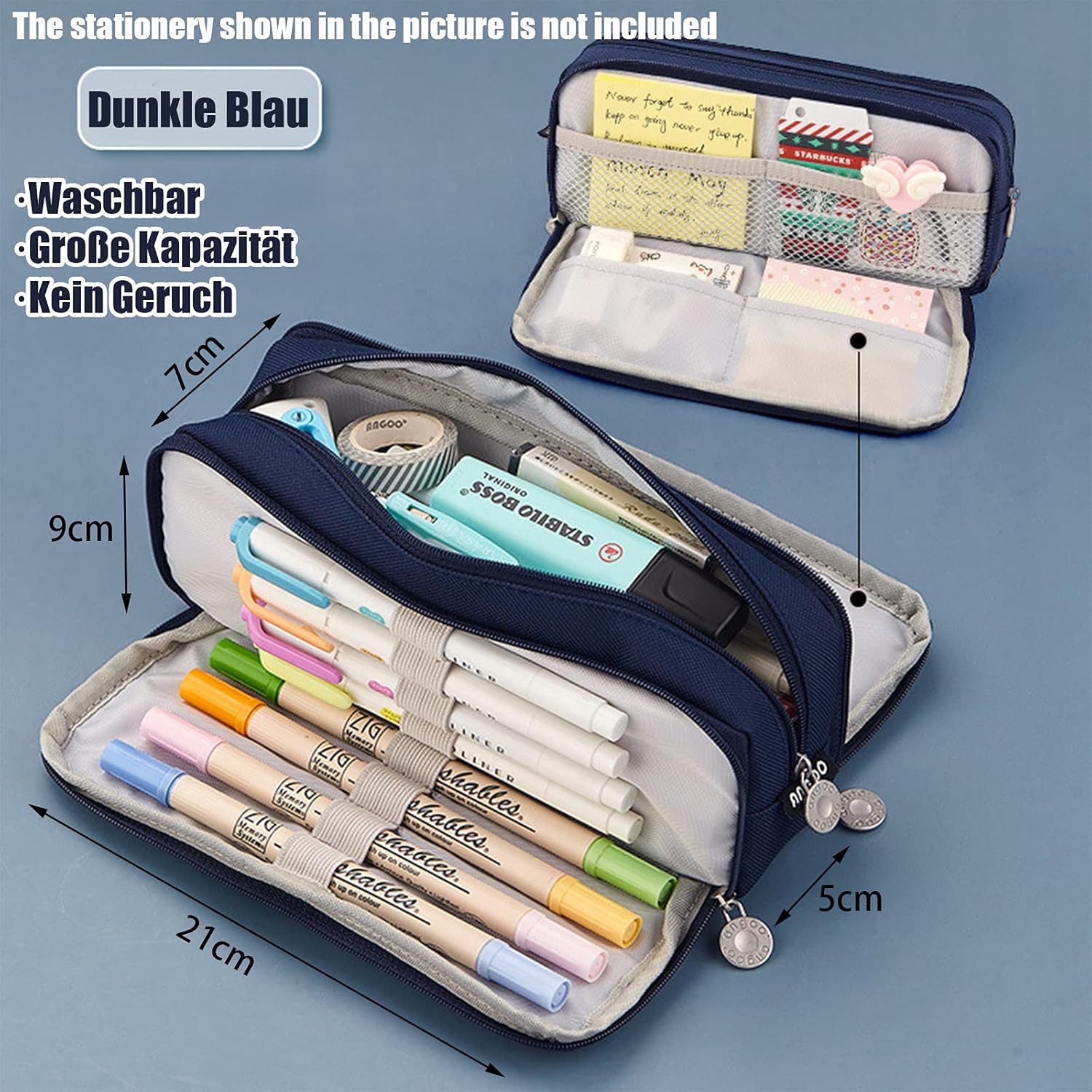 Thumbnail 2 de X SIM FITNESSX Federmäppchen 8,7×3,5 Zoll 📚