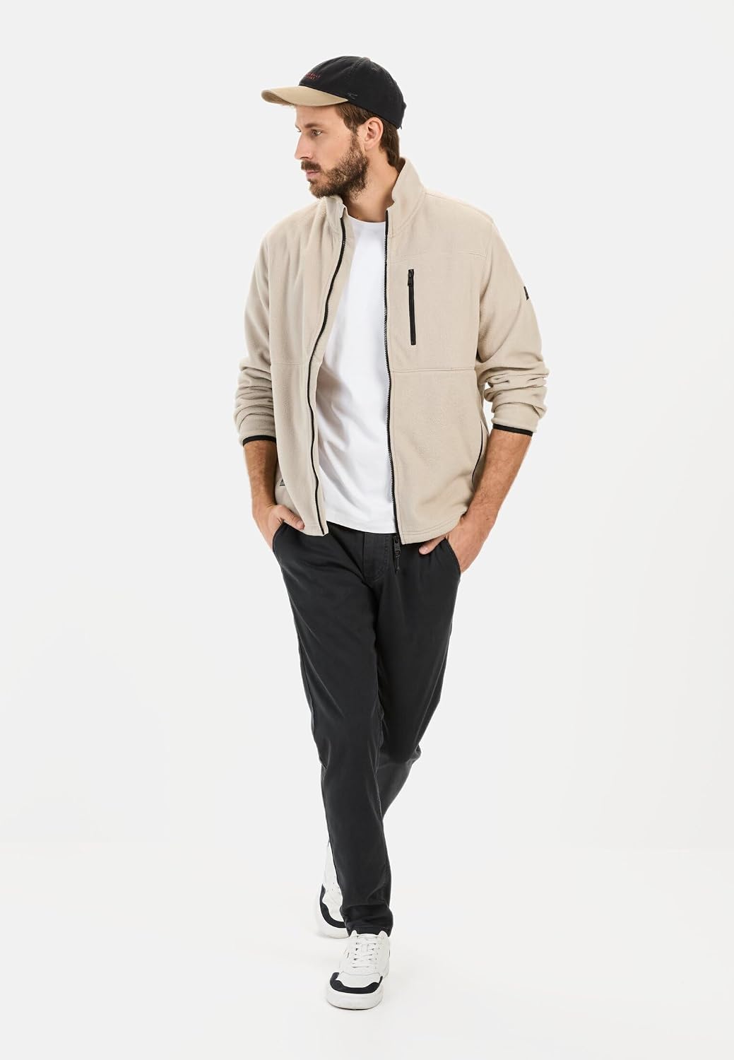 Detalle de camel active 477S01-5F77 – męskie spodnie w miejskim stylu outdoorowym